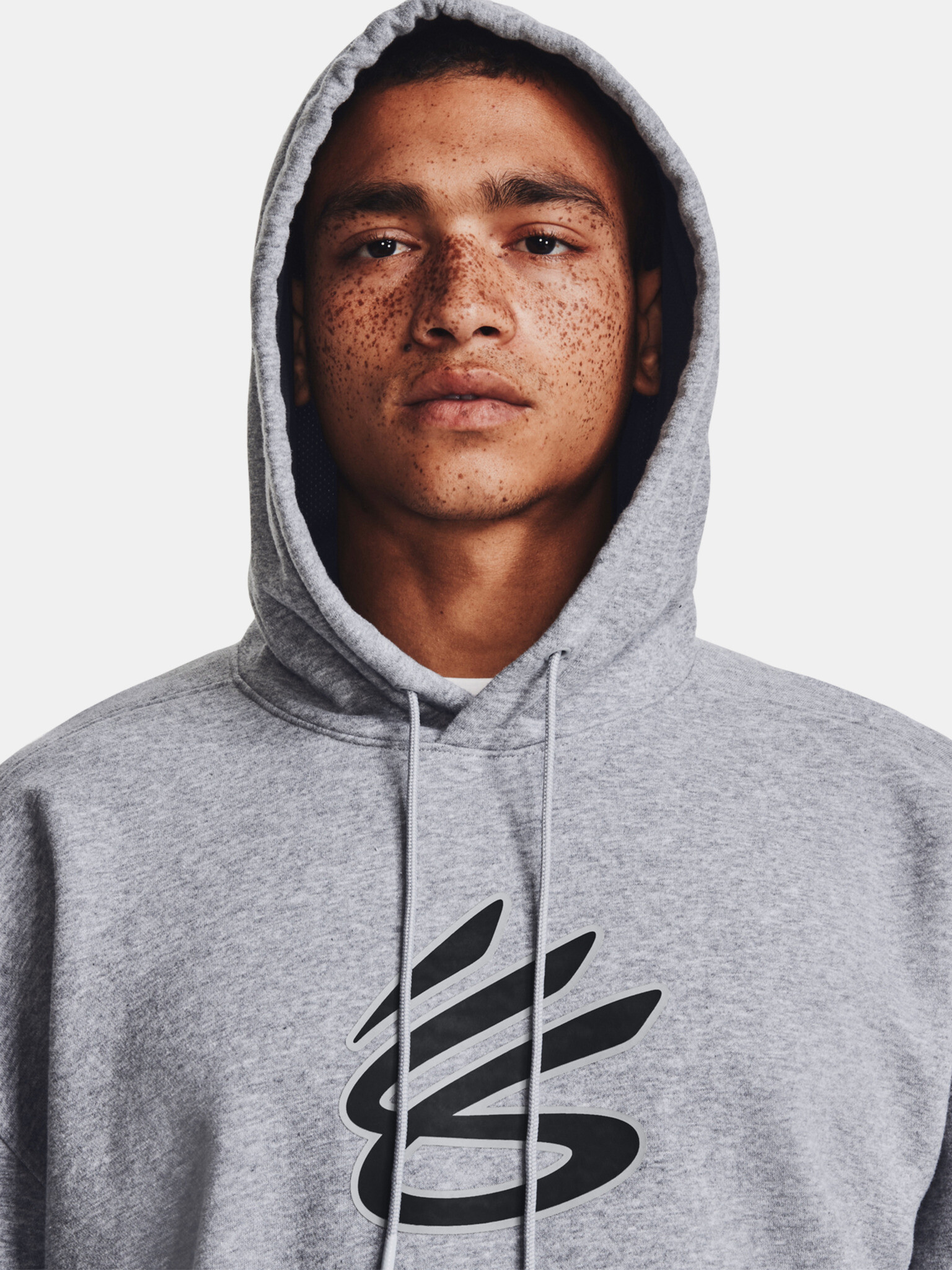 Under Armour Curry Big Splash PO Hoodie Mikina Šedá - Pepit.cz