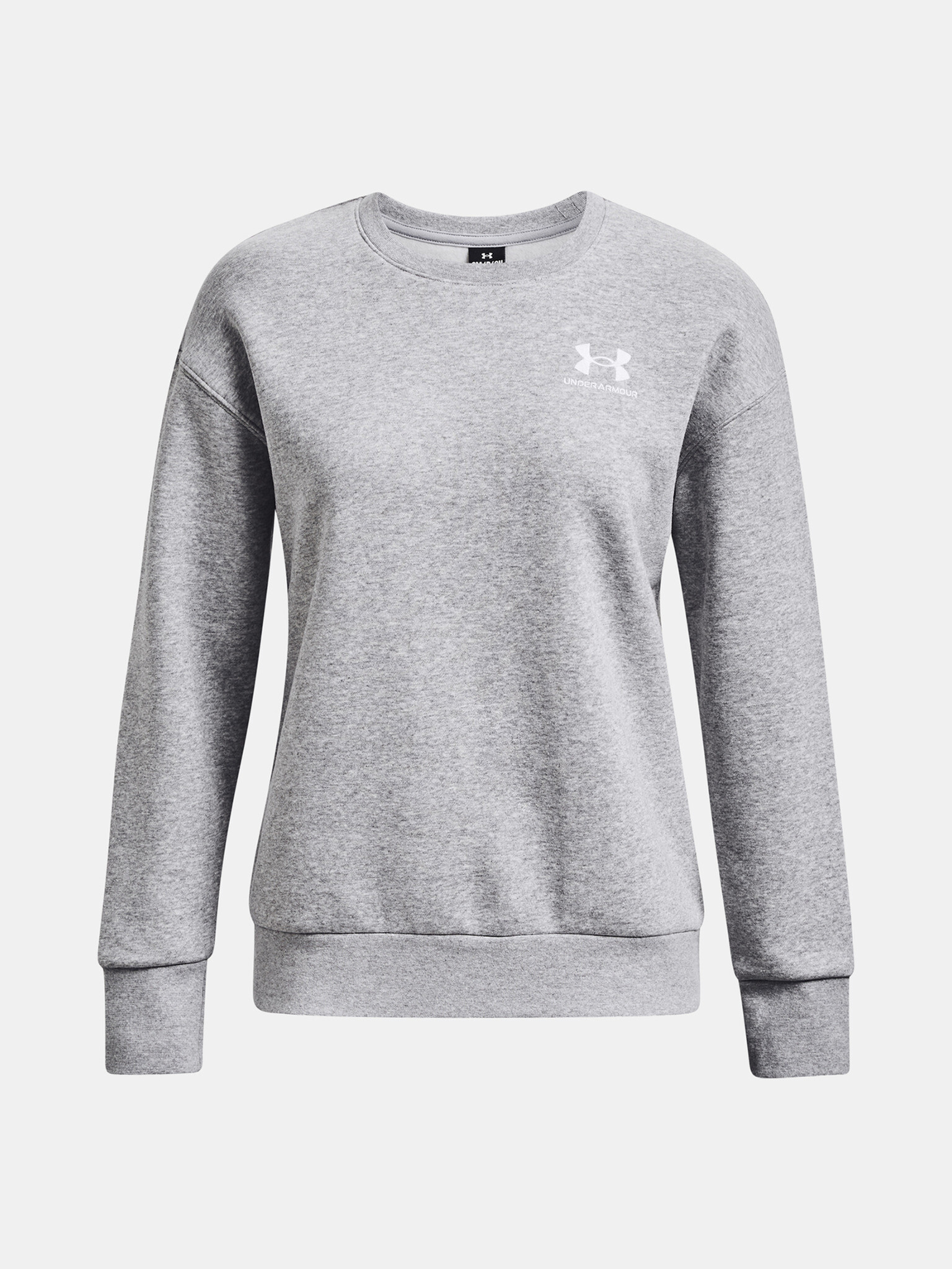 Under Armour Essential Fleece Crew Mikina Šedá - Pepit.cz