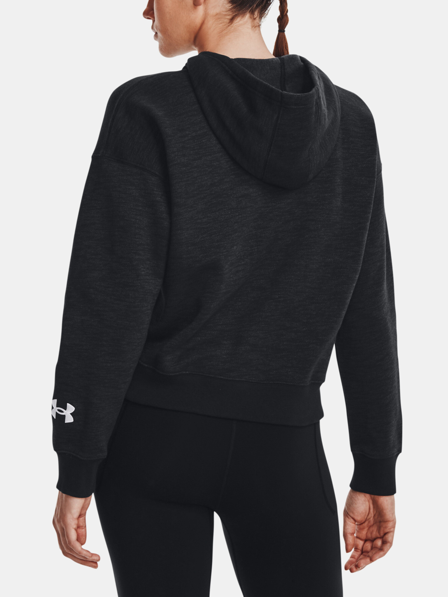 Under Armour Essential Script Hoodie Mikina Černá - Pepit.cz