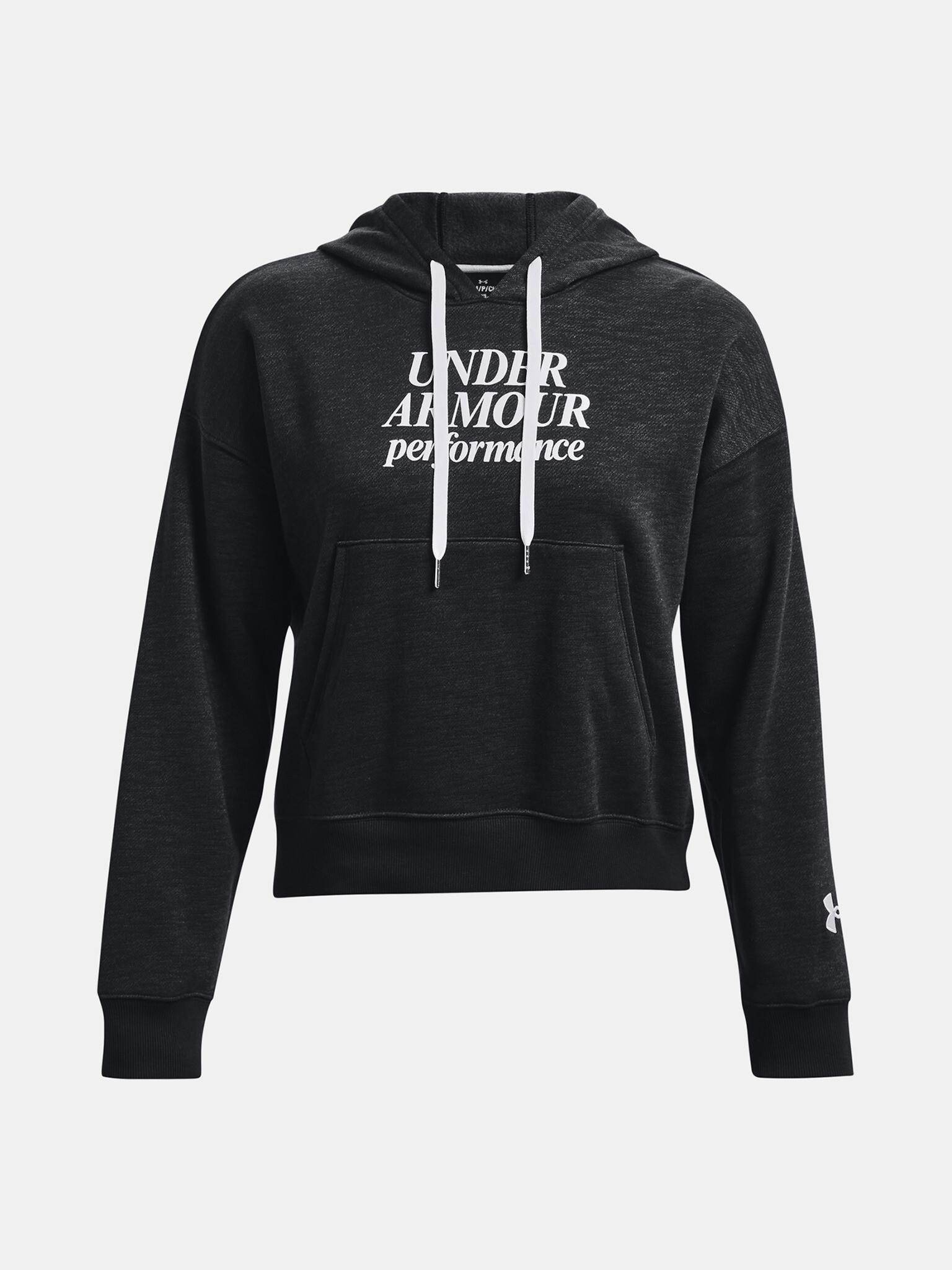 Under Armour Essential Script Hoodie Mikina Černá - Pepit.cz