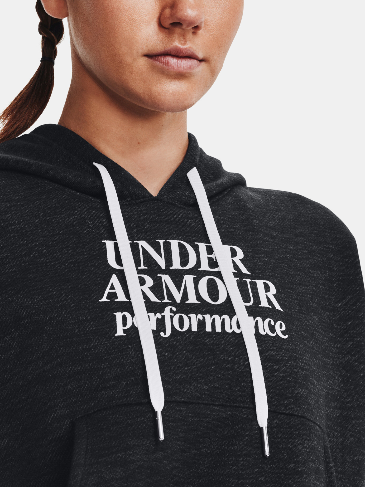 Under Armour Essential Script Hoodie Mikina Černá - Pepit.cz