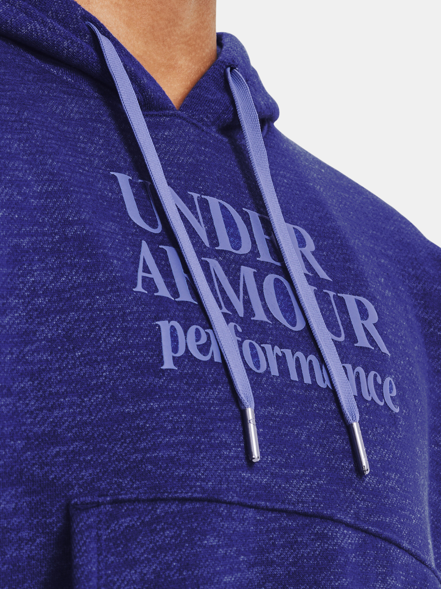 Under Armour Essential Script Hoodie Mikina Modrá - Pepit.cz