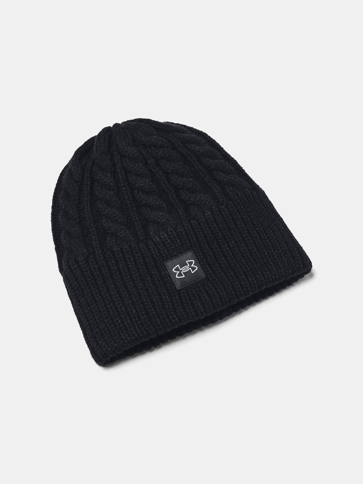 Under Armour Halftime Cable Knit Beanie Baret Černá - Pepit.cz