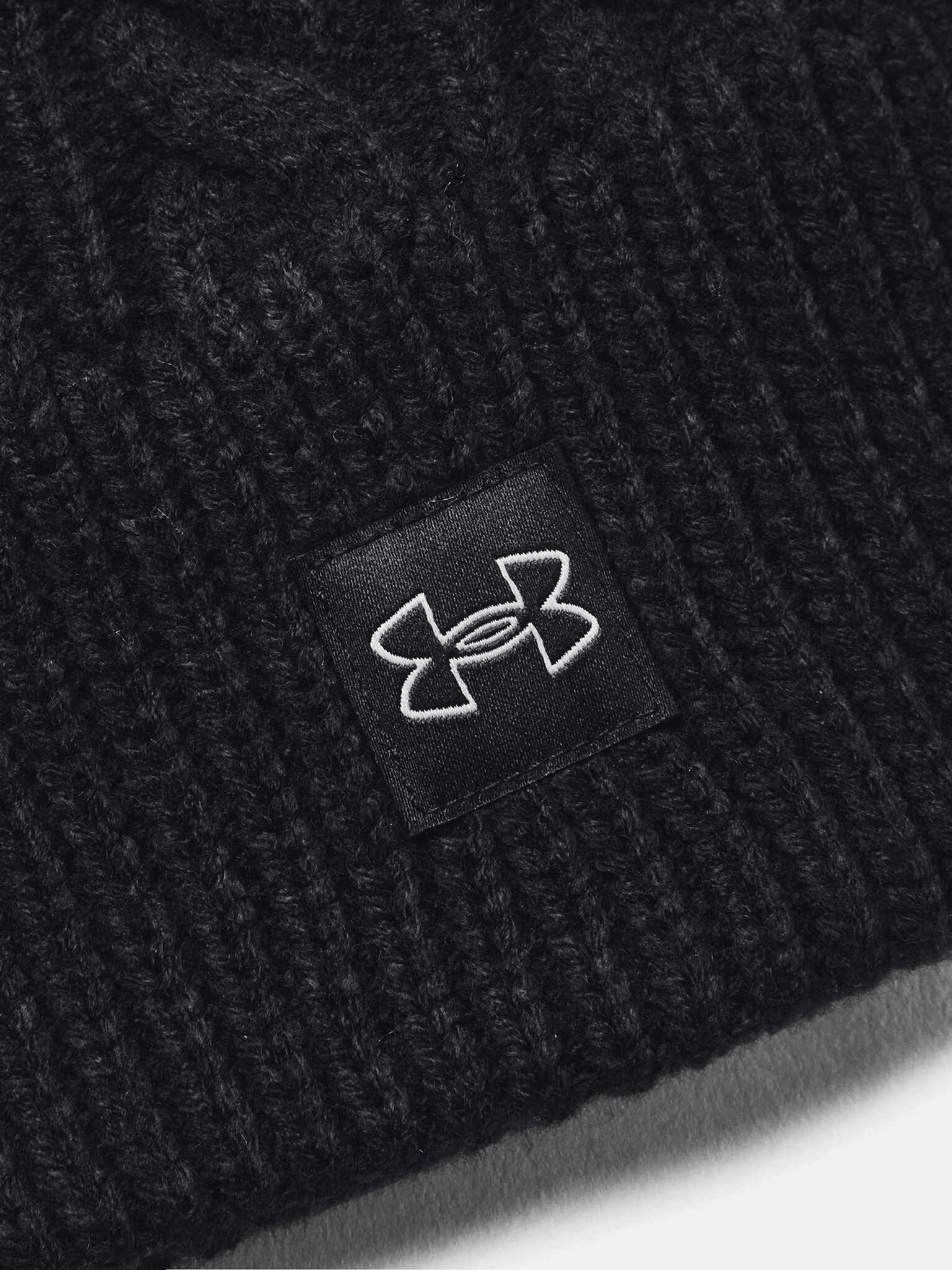 Under Armour Halftime Cable Knit Beanie Baret Černá - Pepit.cz