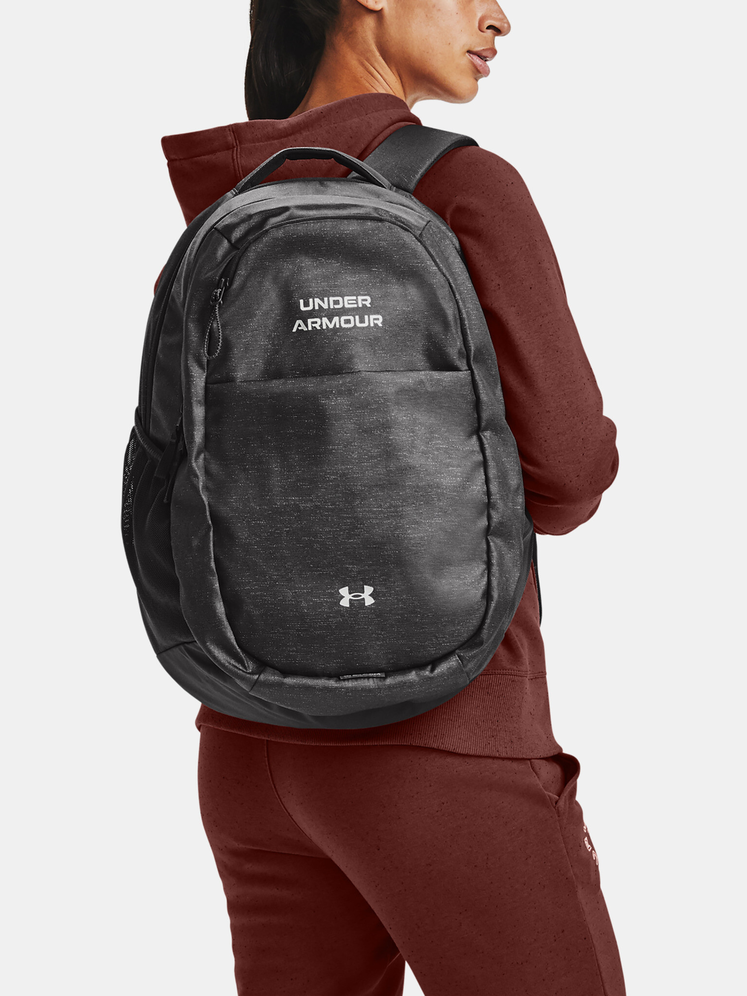 Under Armour Hustle Signature Backpack Batoh Šedá - Pepit.cz