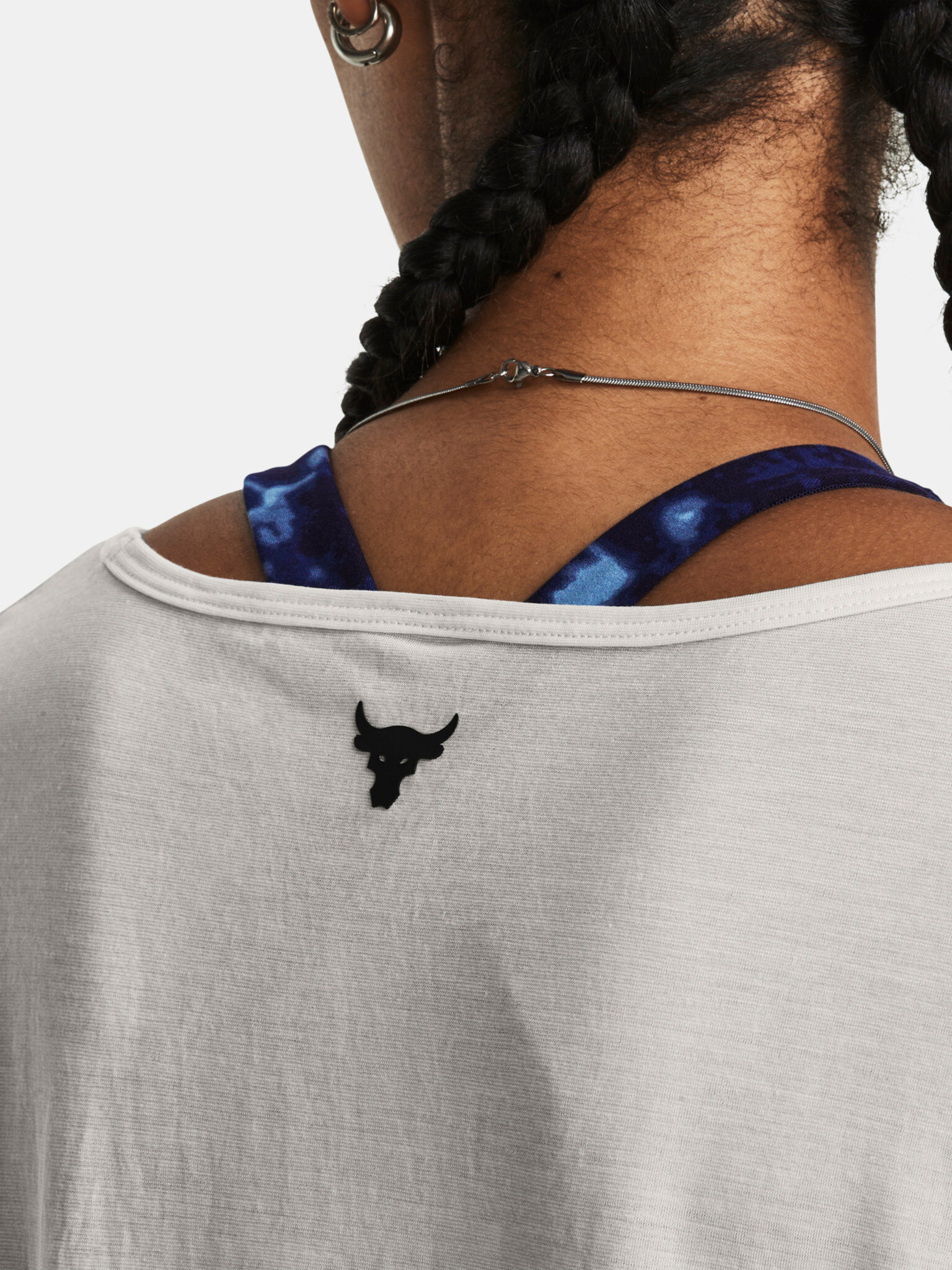 Under Armour Project Rock Completer Deep V Triko Béžová - Pepit.cz