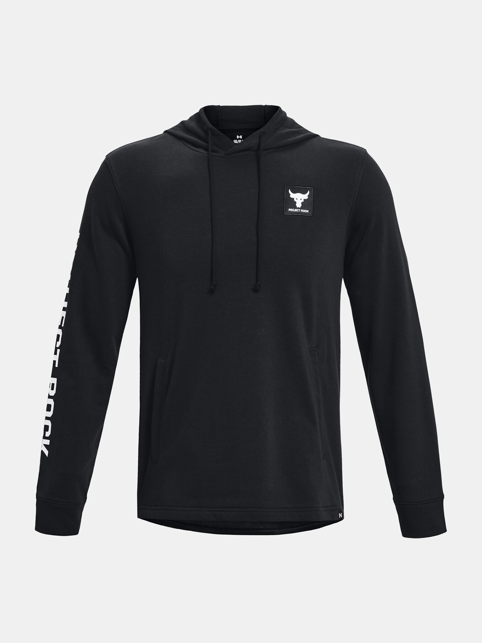 Under Armour Project Rock Terry Hoodie Mikina Černá - Pepit.cz