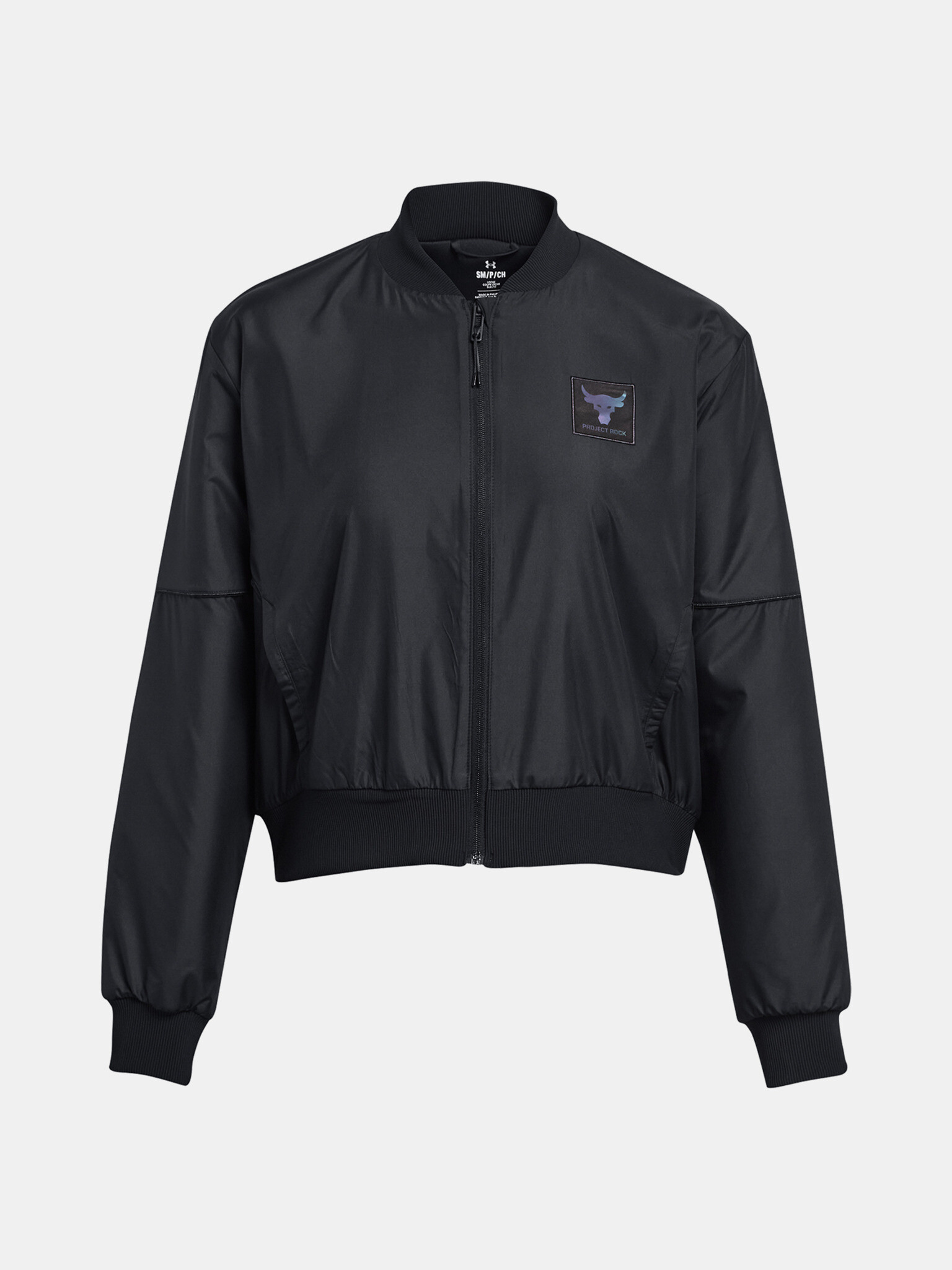 Under Armour Project Rock W's Bomber Bunda Černá - Pepit.cz