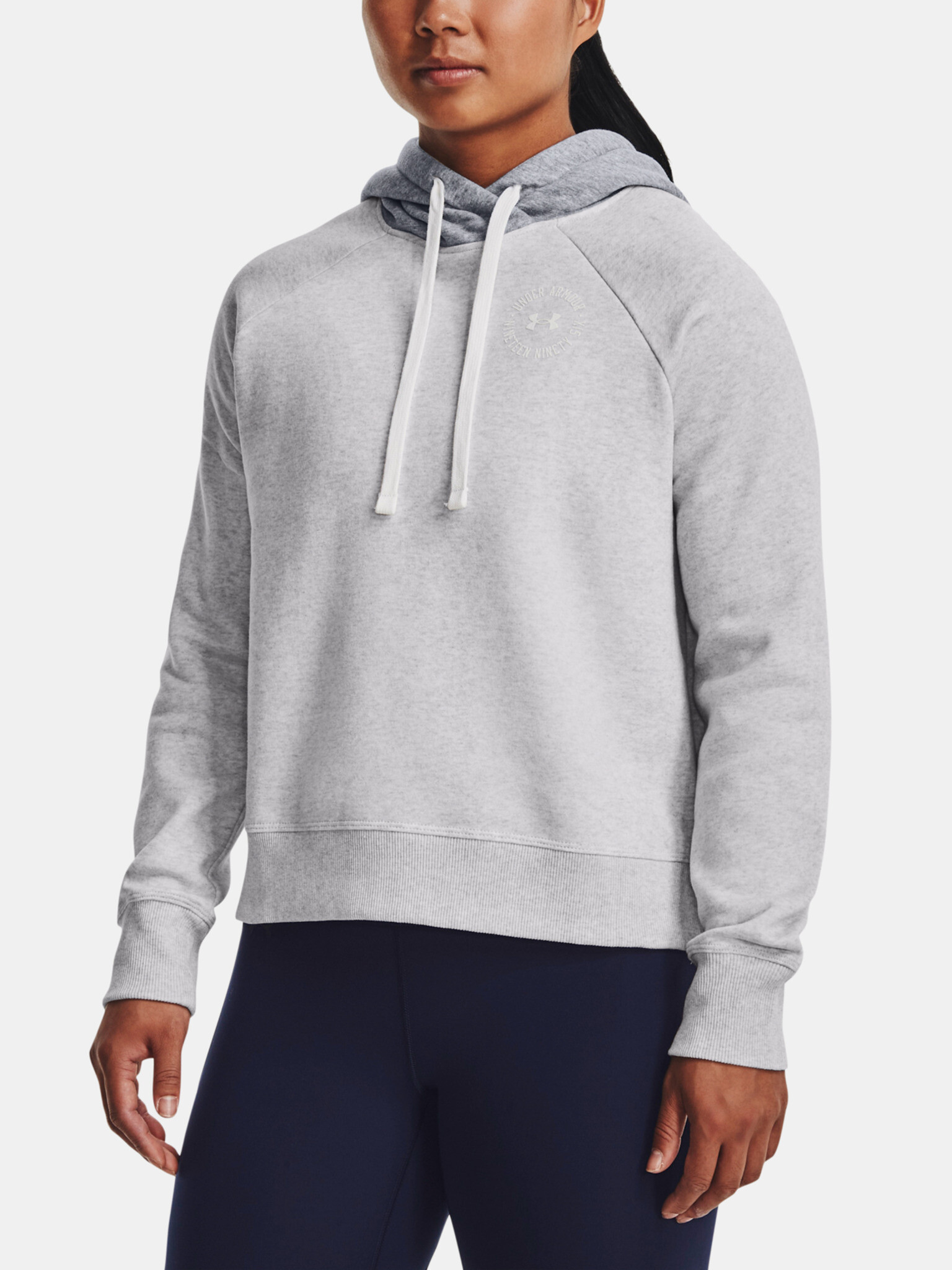 Under Armour Rival Fleece CB Mikina Šedá - Pepit.cz