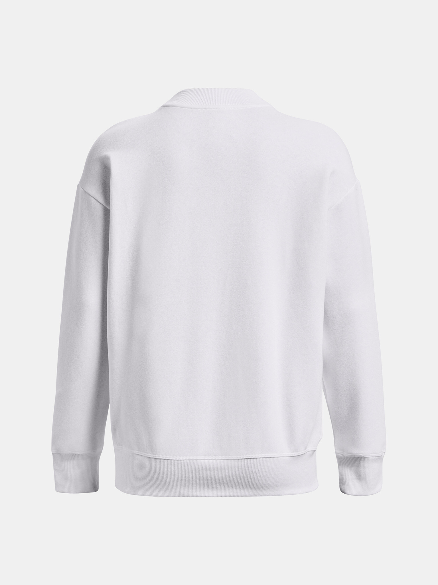 Under Armour Rival Fleece Crest Grp Crew Mikina Bílá - Pepit.cz