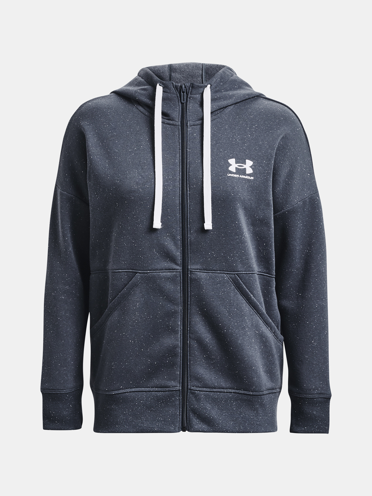 Under Armour Rival Fleece FZ Hoodie-GRY Mikina Šedá - Pepit.cz