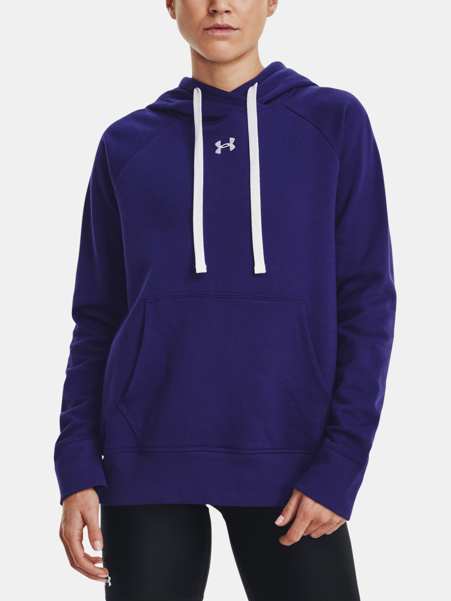 Under Armour Rival Fleece HB Hoodie Mikina Modrá - Pepit.cz