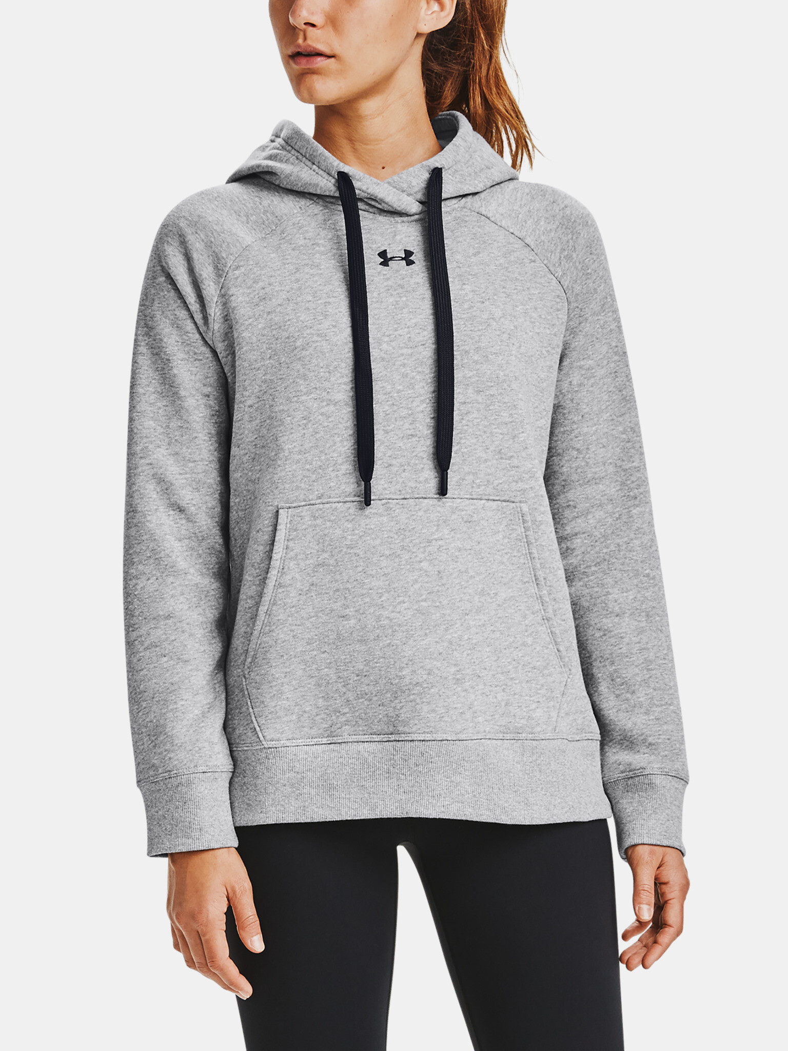 Under Armour Rival Fleece HB Hoodie Mikina Šedá - Pepit.cz