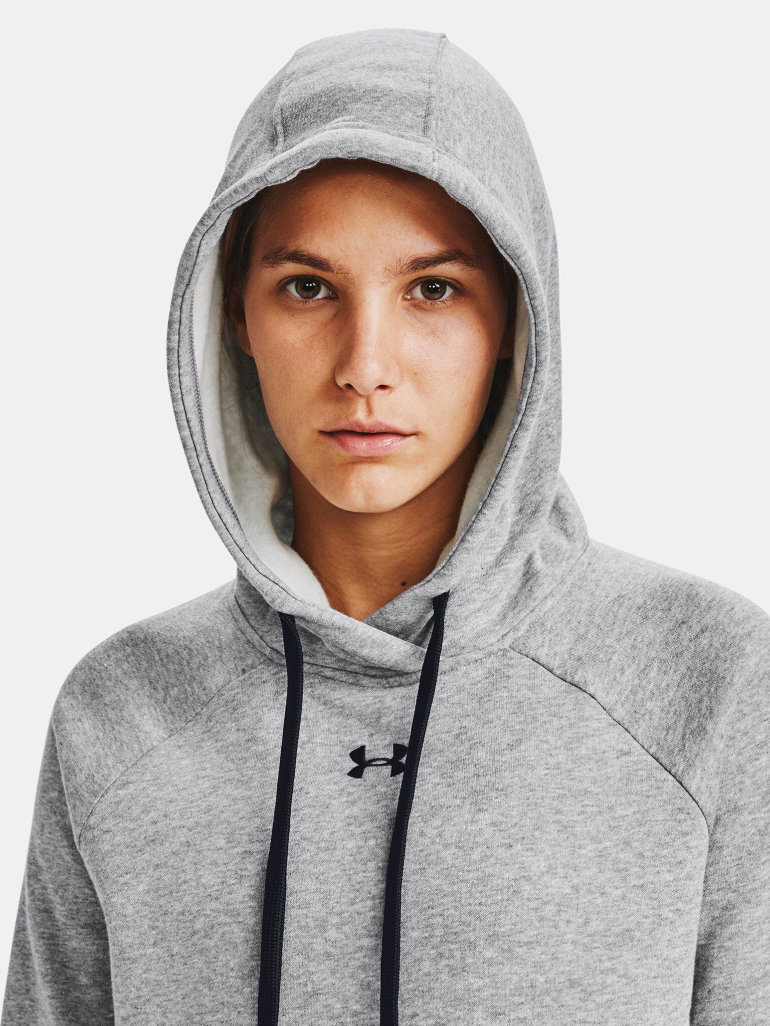 Under Armour Rival Fleece HB Hoodie Mikina Šedá - Pepit.cz