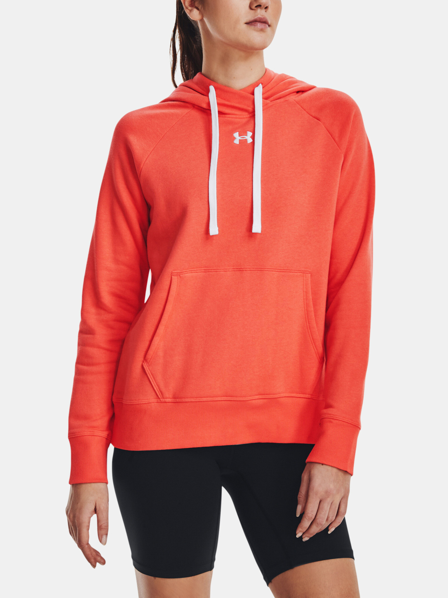 Under Armour Rival Fleece HB Mikina Oranžová - Pepit.cz