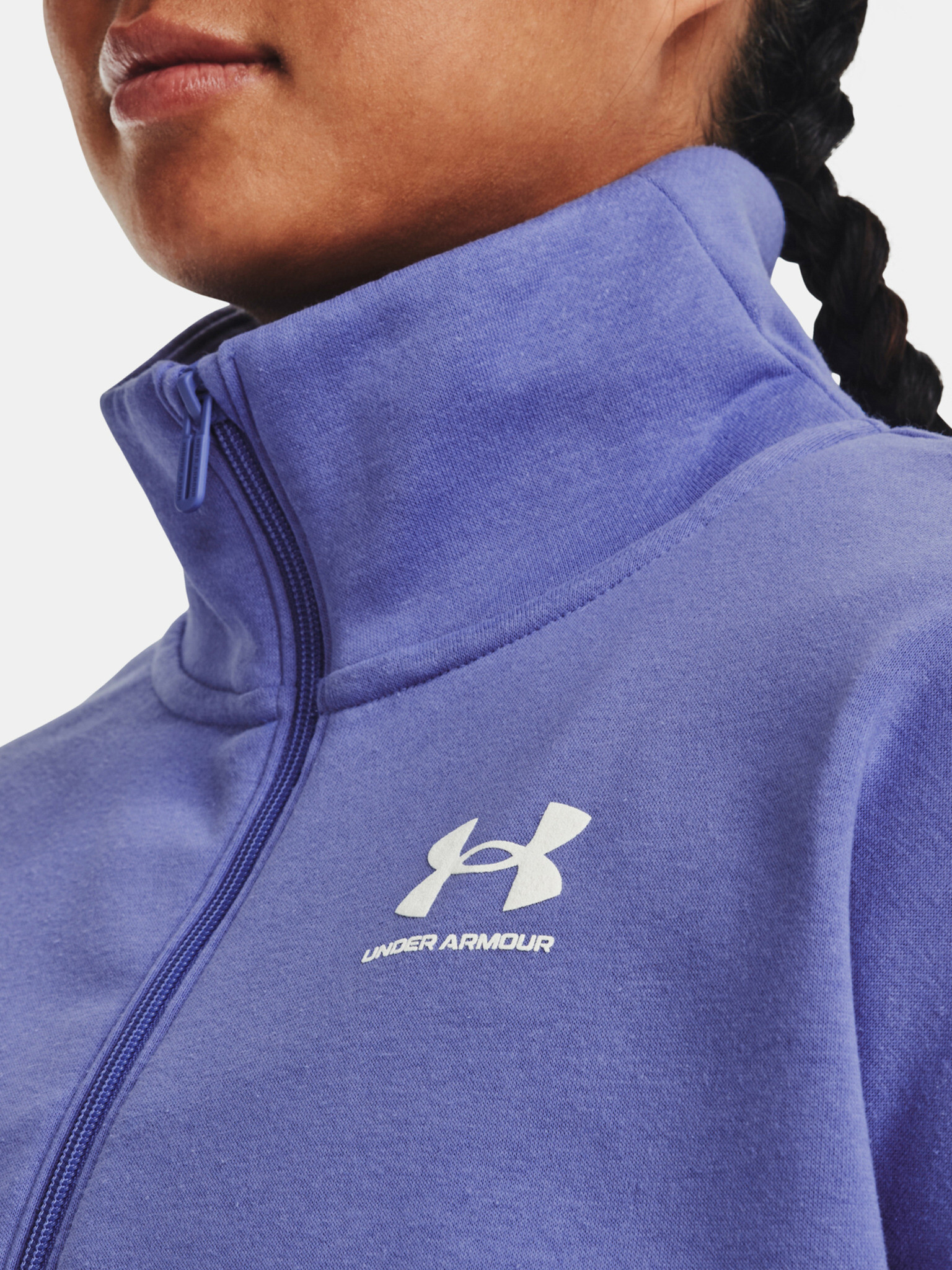 Under Armour Rival Fleece HZ Mikina Modrá - Pepit.cz