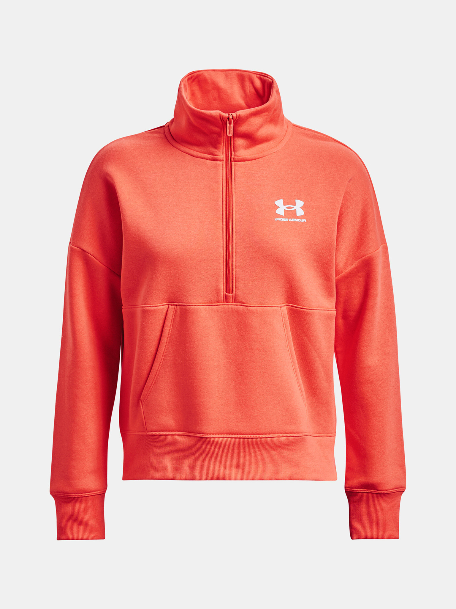 Under Armour Rival Fleece HZ Mikina Oranžová - Pepit.cz