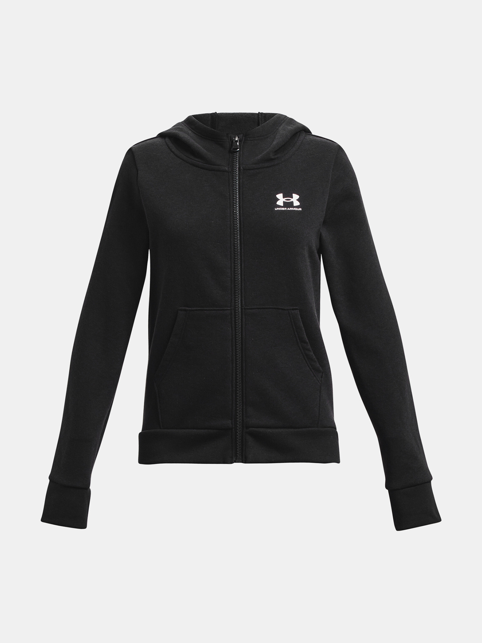 Under Armour Rival Fleece LU FZ Mikina dětská Černá - Pepit.cz