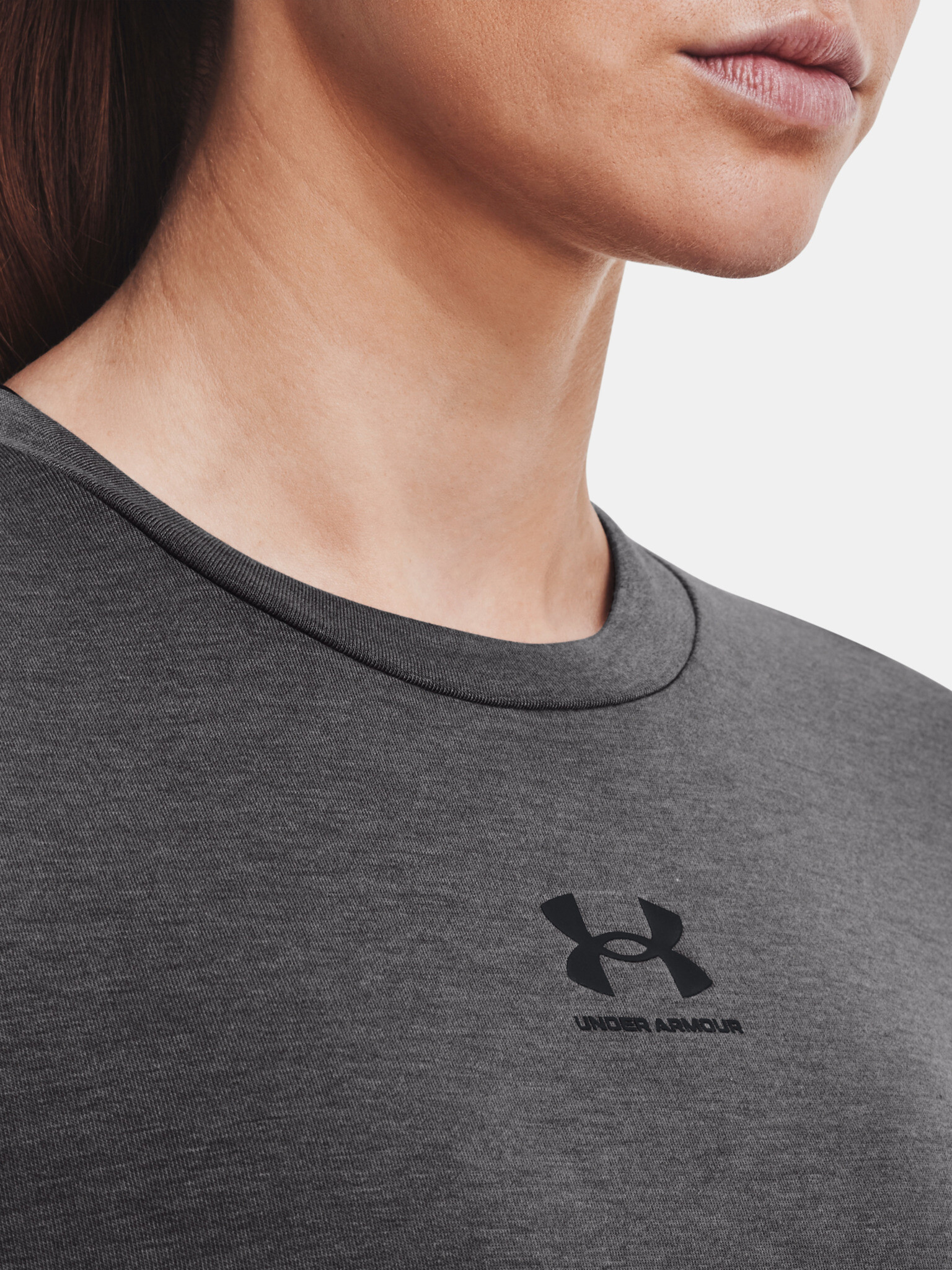 Under Armour Rival Terry Crew Mikina Šedá - Pepit.cz