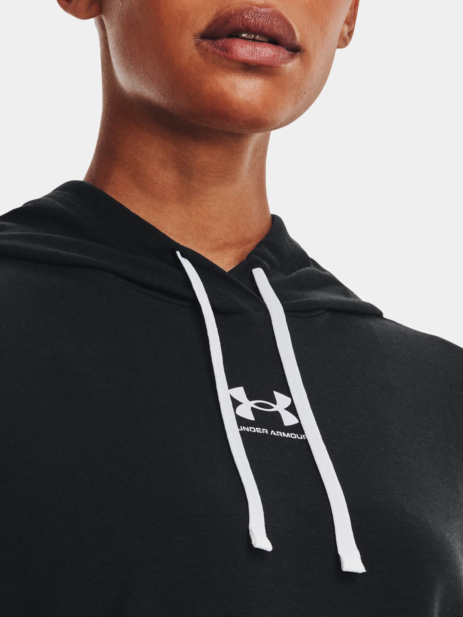 Under Armour Rival Terry Hoodie Mikina Černá - Pepit.cz