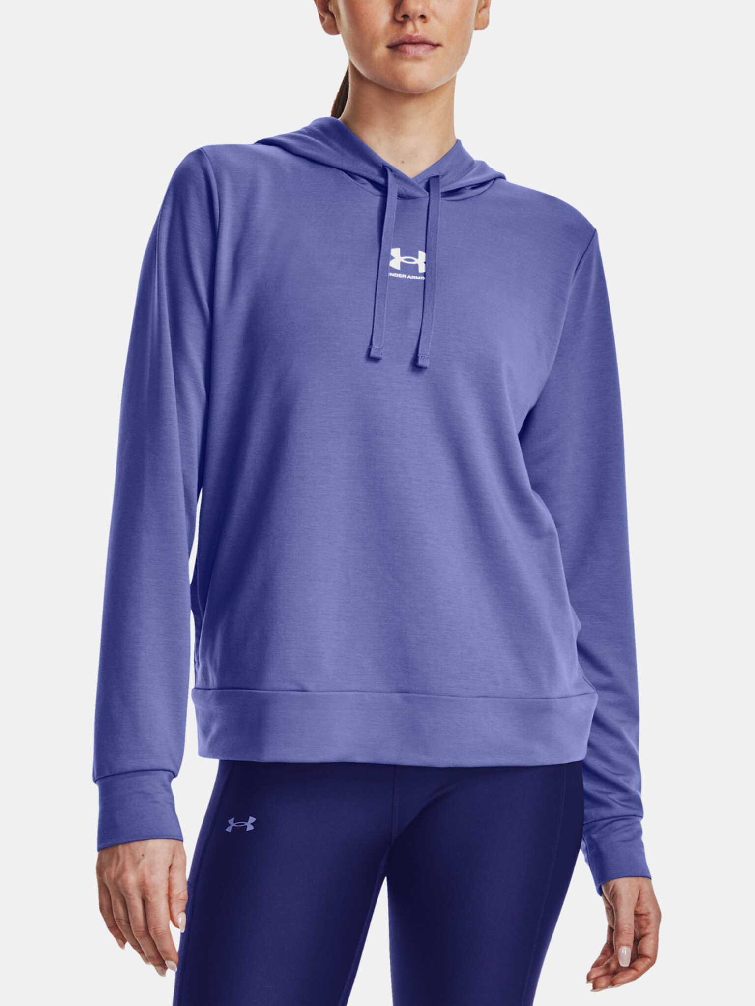 Under Armour Rival Terry Hoodie Mikina Modrá - Pepit.cz