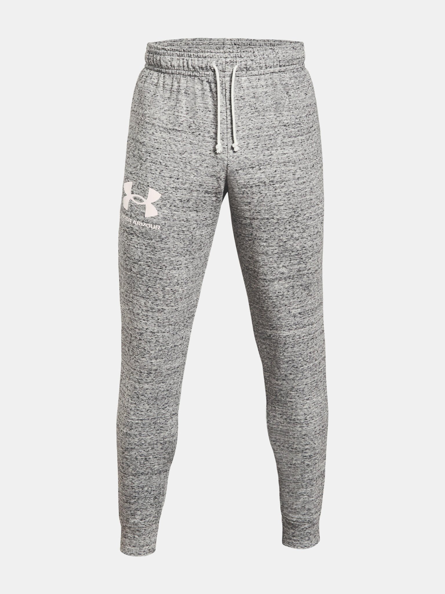 Under Armour RIVAL TERRY JOGGER - bílá Tepláky Bílá - Pepit.cz