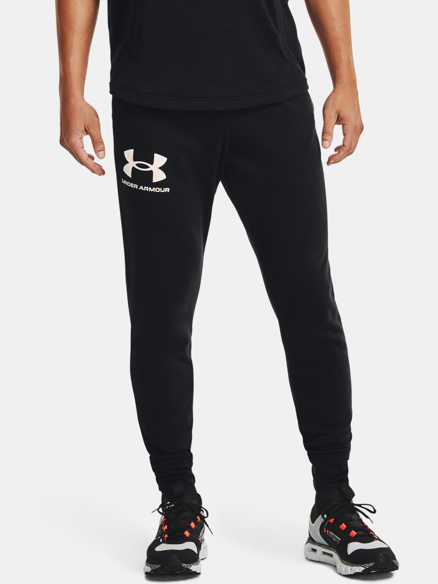 Under Armour RIVAL TERRY JOGGER - černá Tepláky Černá - Pepit.cz