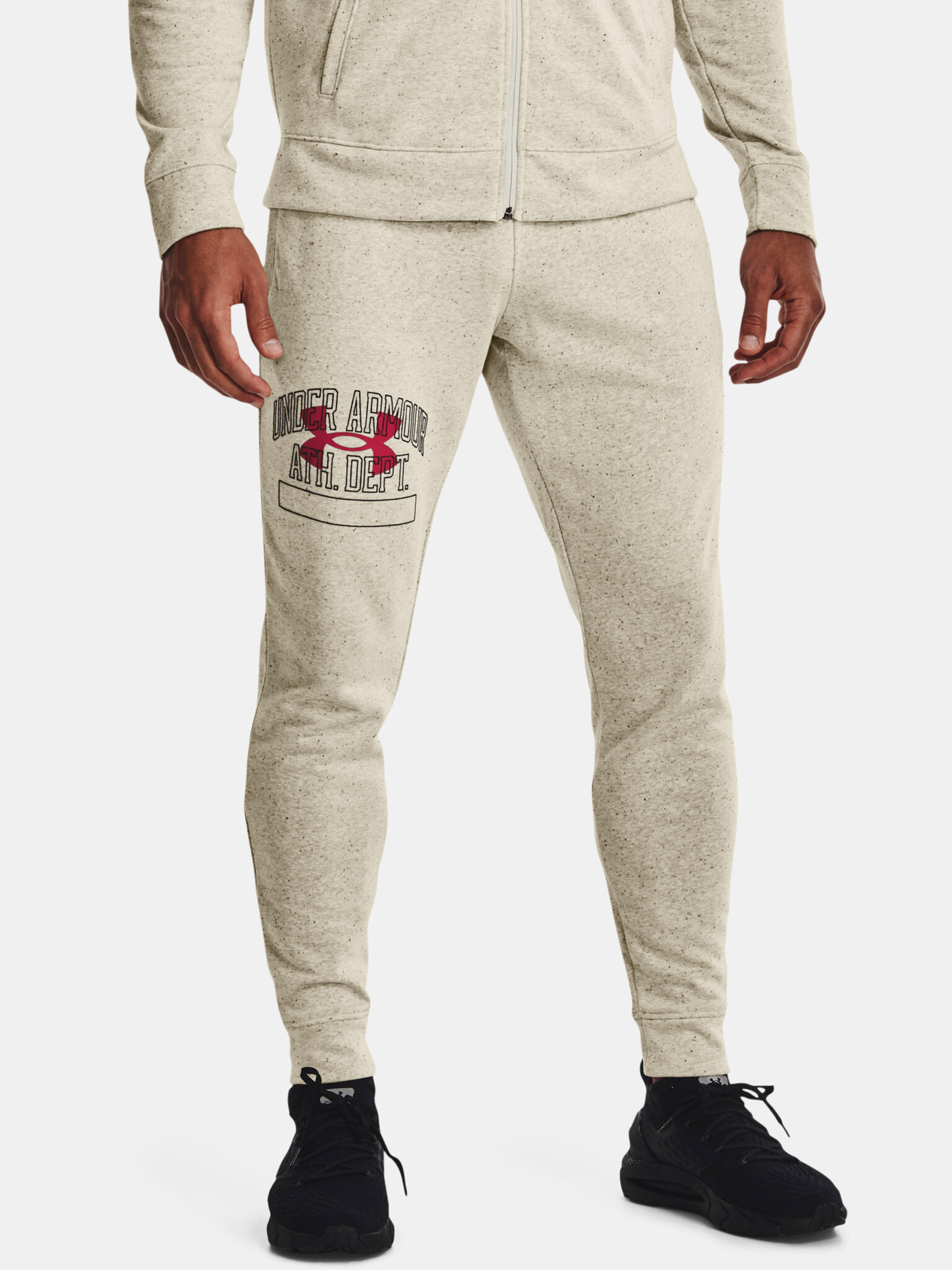 Under Armour Rival Try Athlc Dept Tepláky Hnědá - Pepit.cz