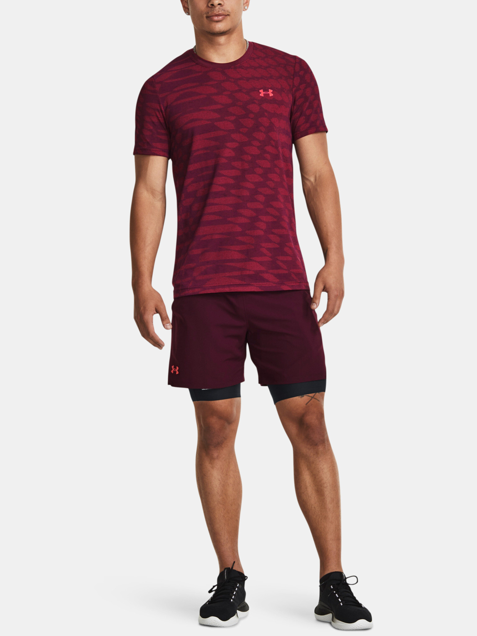 Under Armour Seamless Triko Červená - Pepit.cz