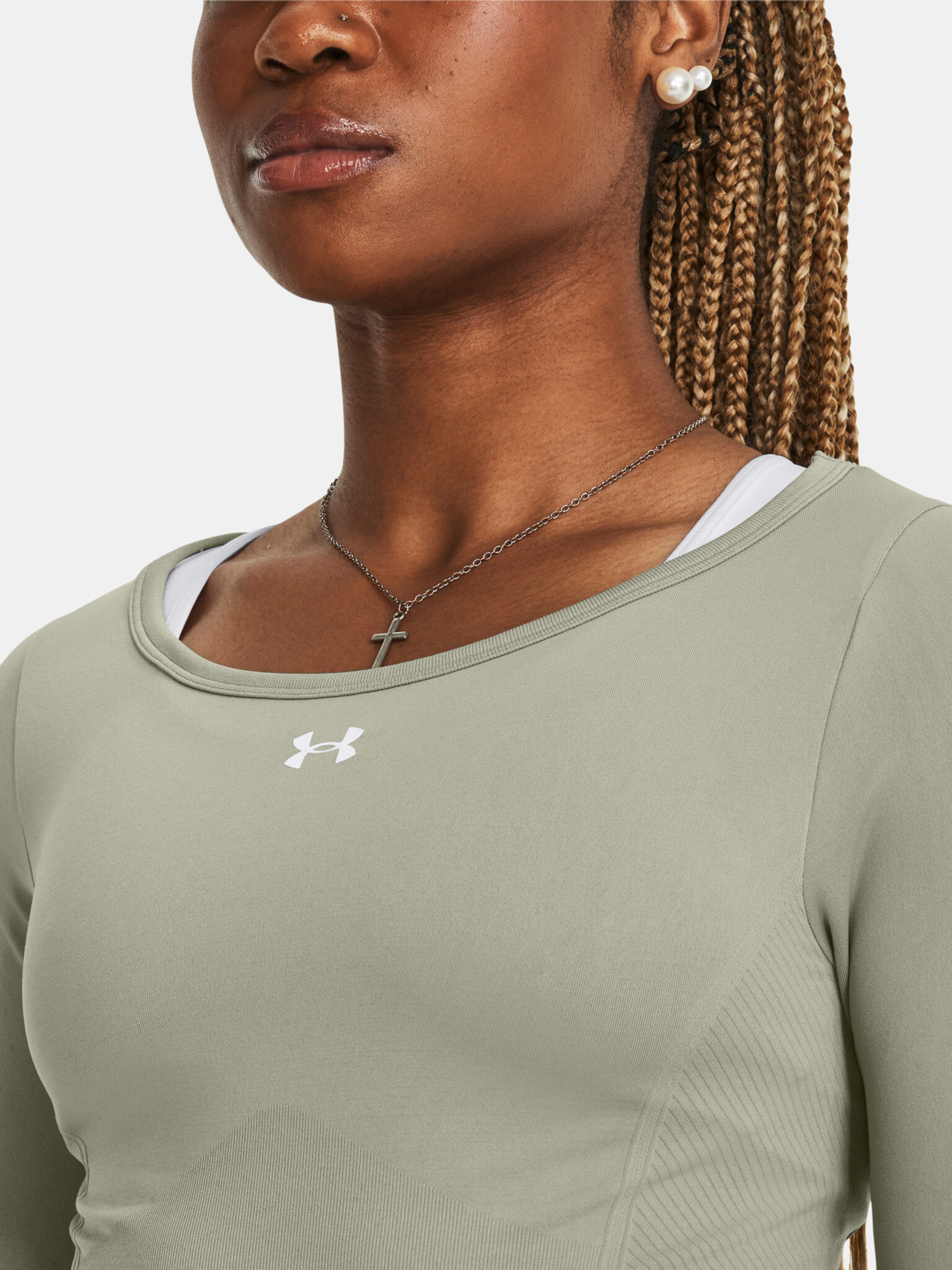 Under Armour Seamless Triko Šedá - Pepit.cz