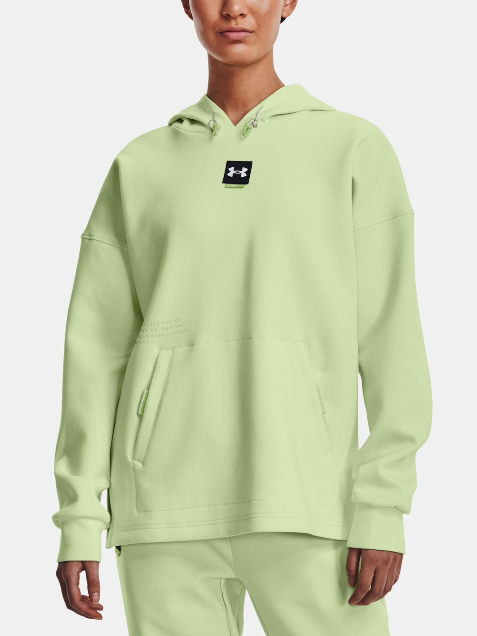 Under Armour Summit Knit Hoodie Mikina Zelená - Pepit.cz