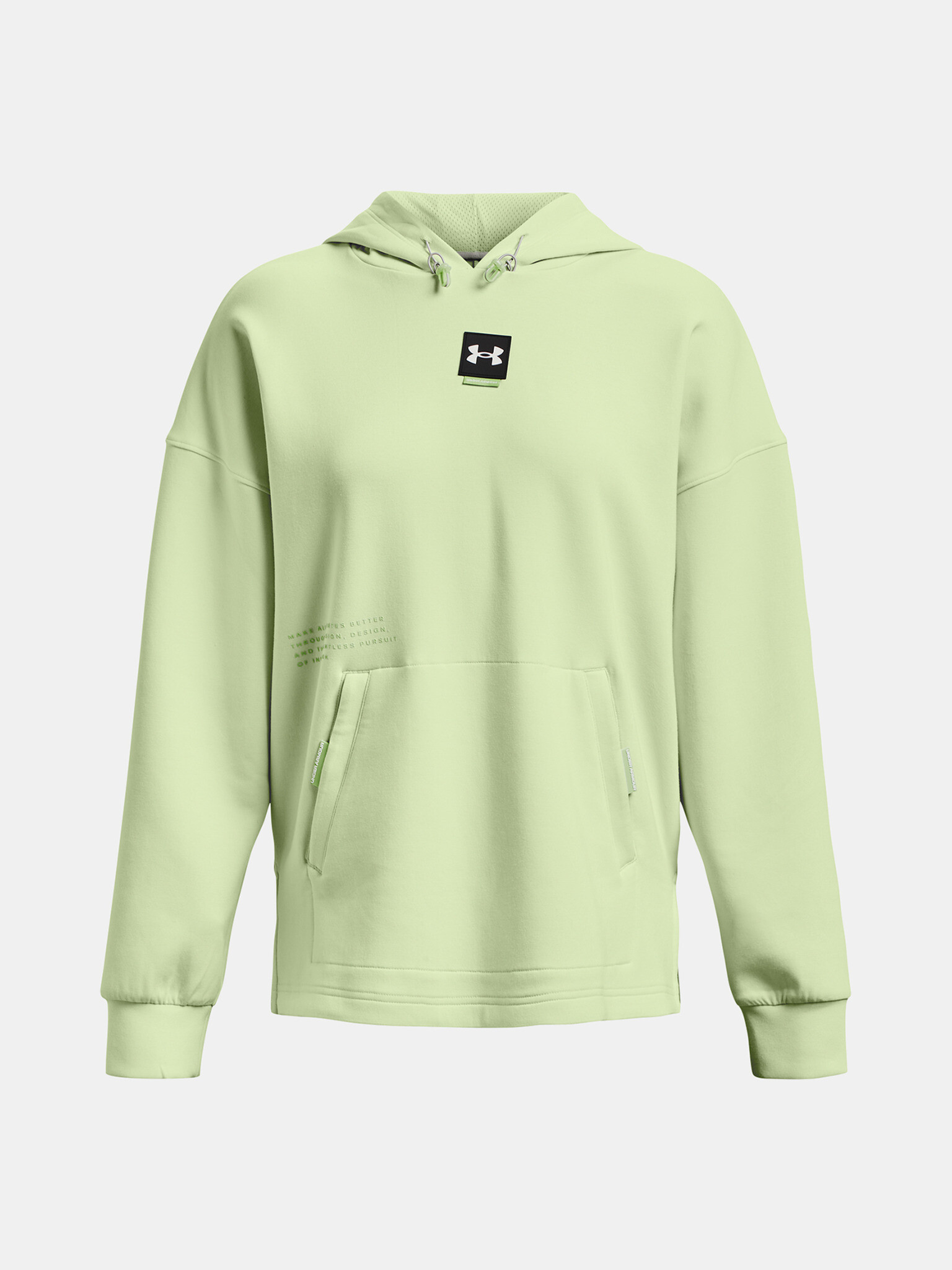 Under Armour Summit Knit Hoodie Mikina Zelená - Pepit.cz