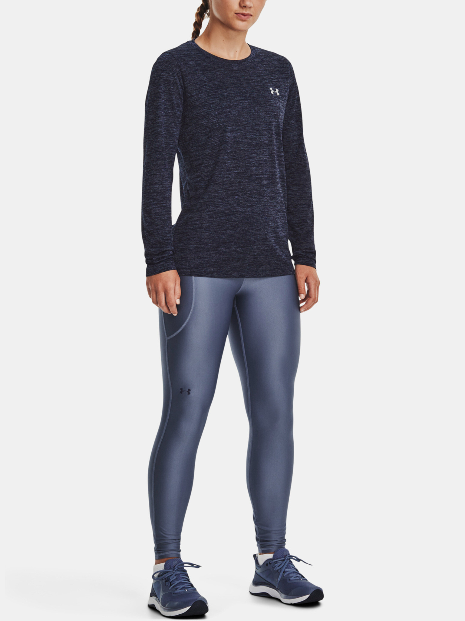 Under Armour Tech LS Crew Twist-NVY Triko Modrá - Pepit.cz