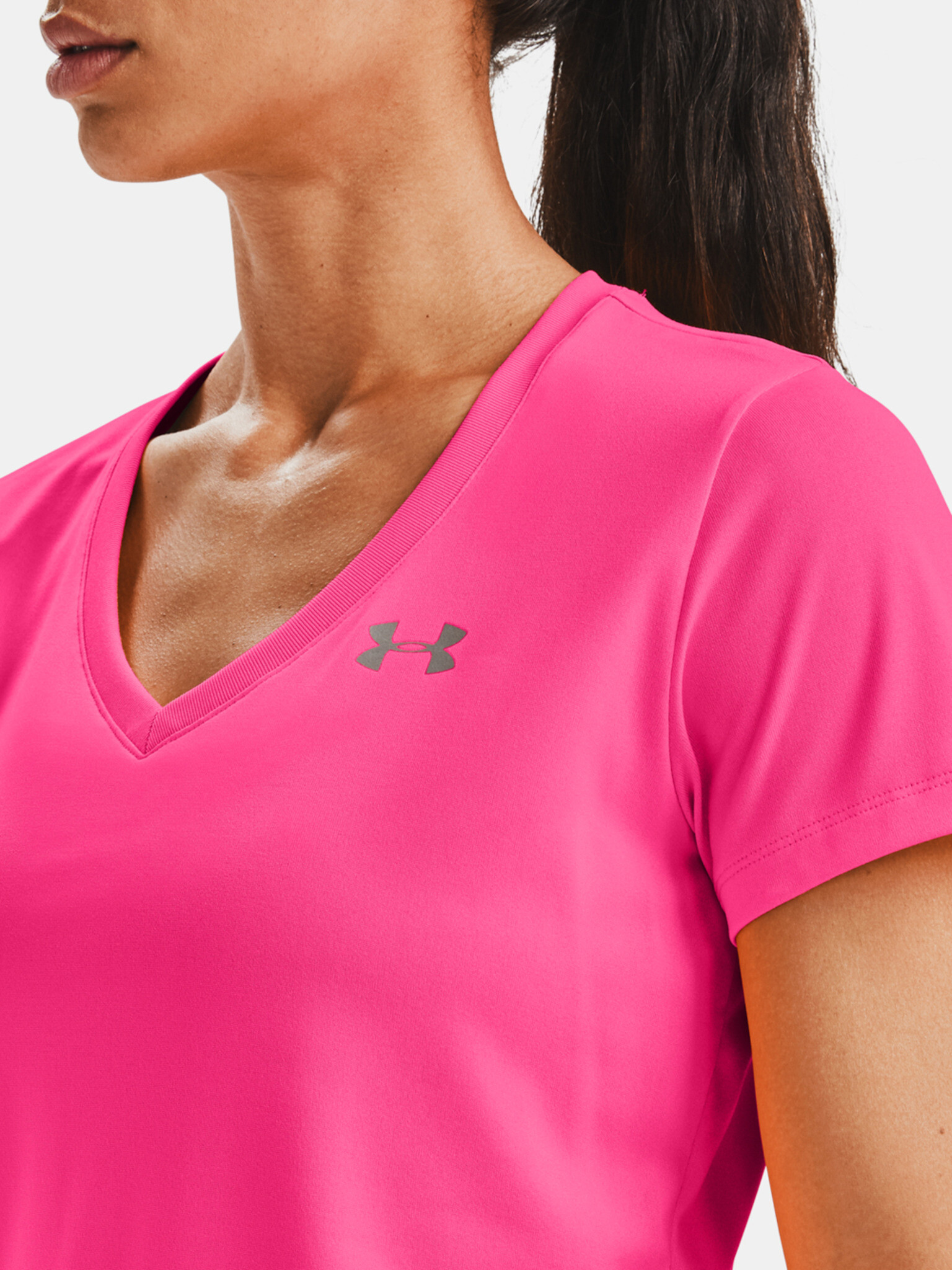 Under Armour Tech SSV Solid Triko Růžová - Pepit.cz