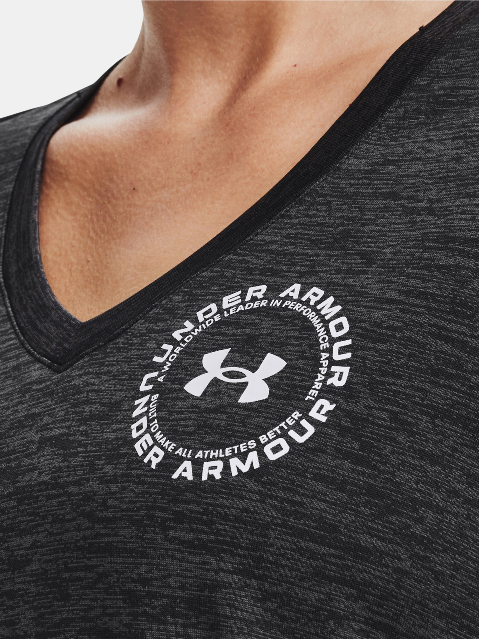 Under Armour Tech Twist LC Crest SSV Triko Černá - Pepit.cz