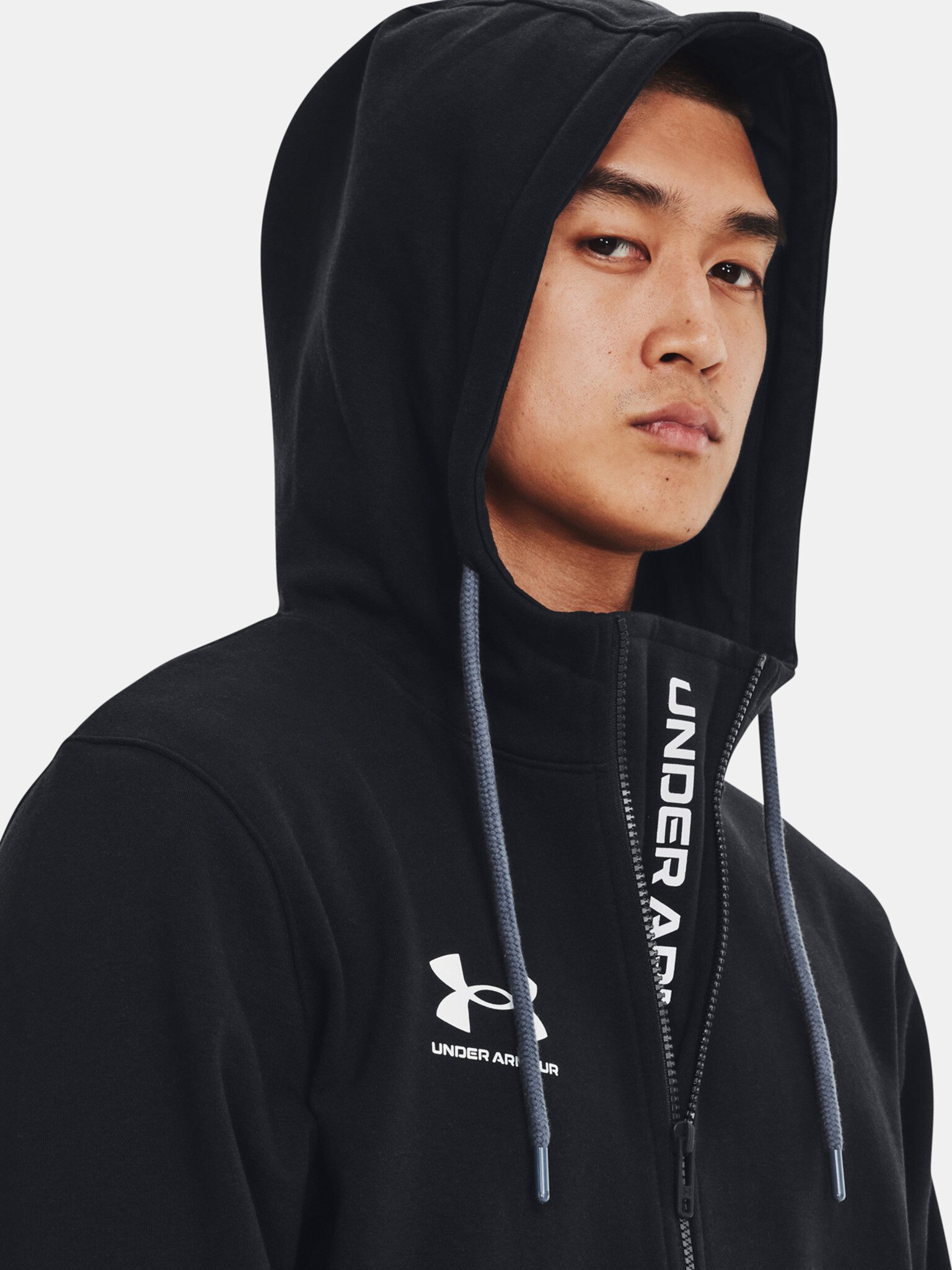 Under Armour UA Accelerate Hoodie-BLK Mikina Černá - Pepit.cz