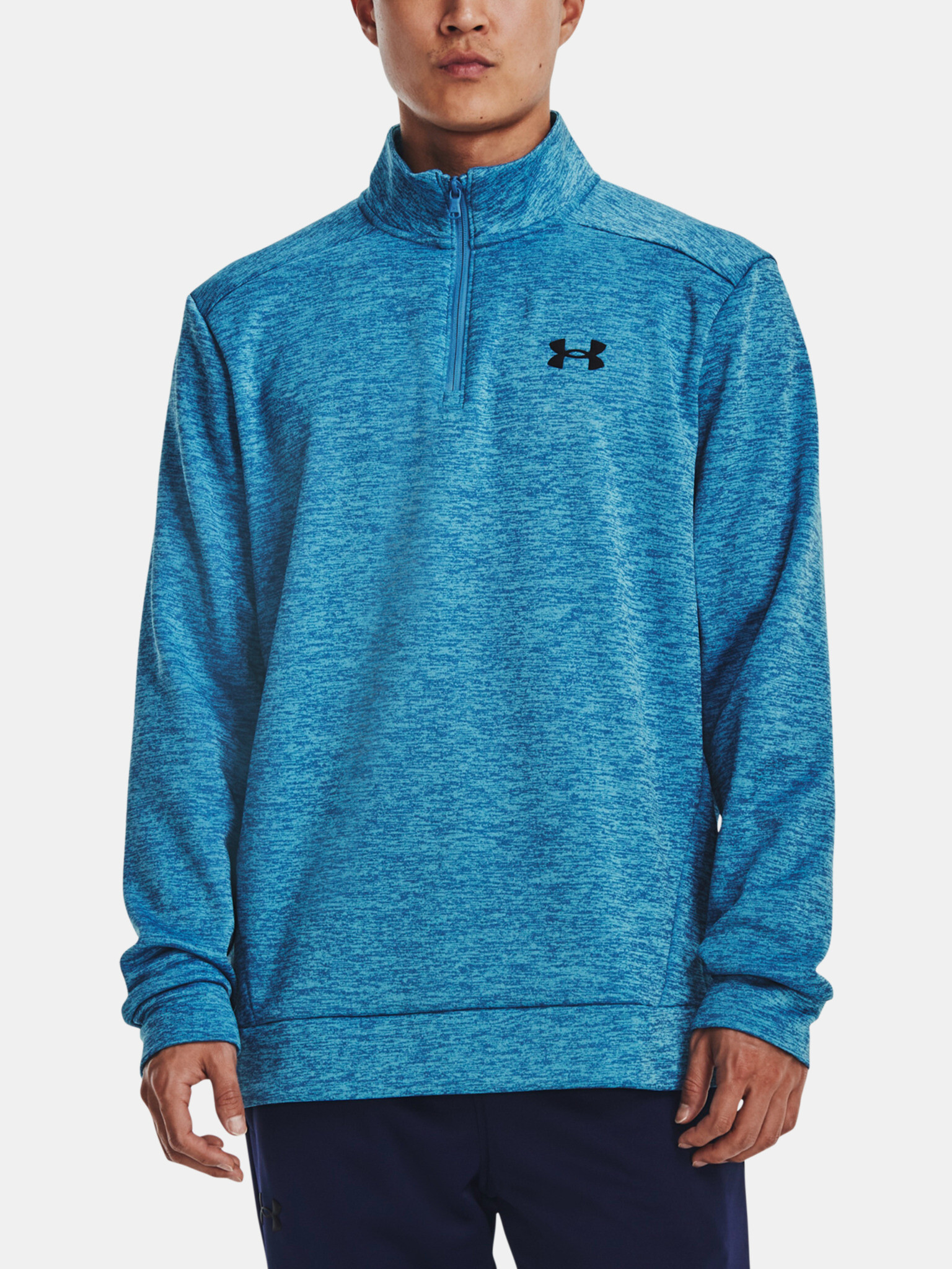 Under Armour UA Armour Fleece 1/4 Zip Mikina Modrá - Pepit.cz