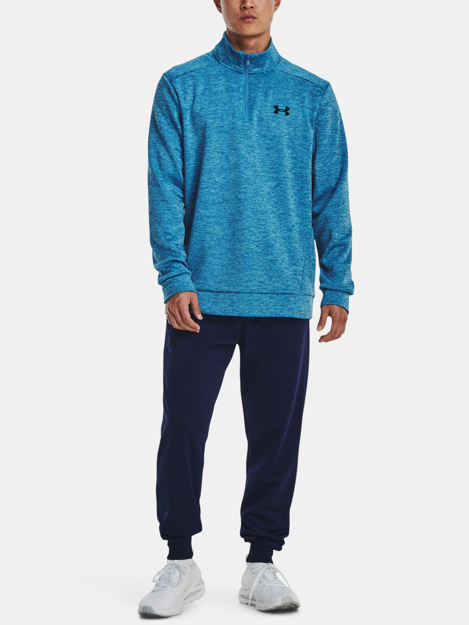 Under Armour UA Armour Fleece 1/4 Zip Mikina Modrá - Pepit.cz