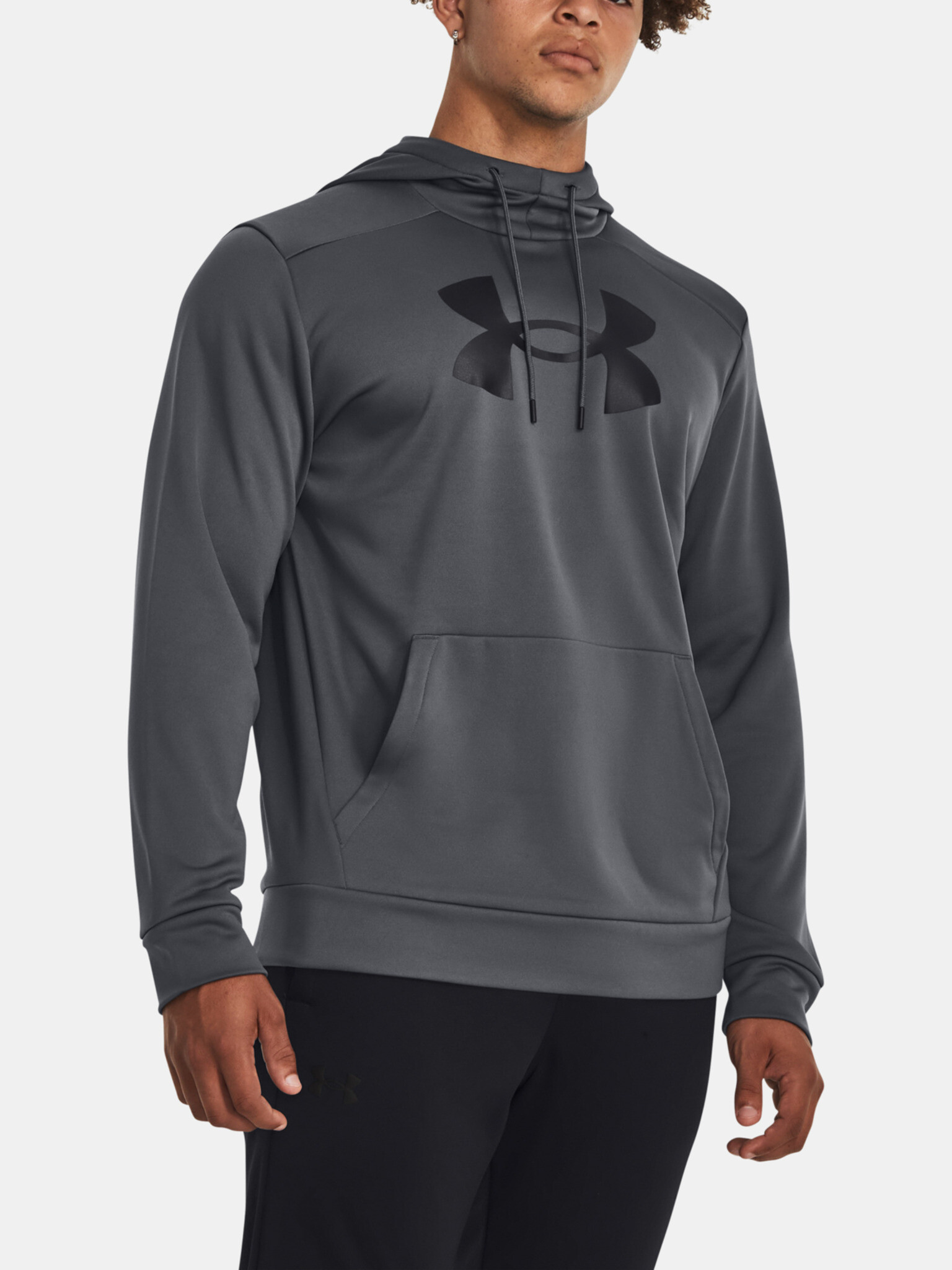 Under Armour UA Armour Fleece Big Logo HD Mikina Šedá - Pepit.cz