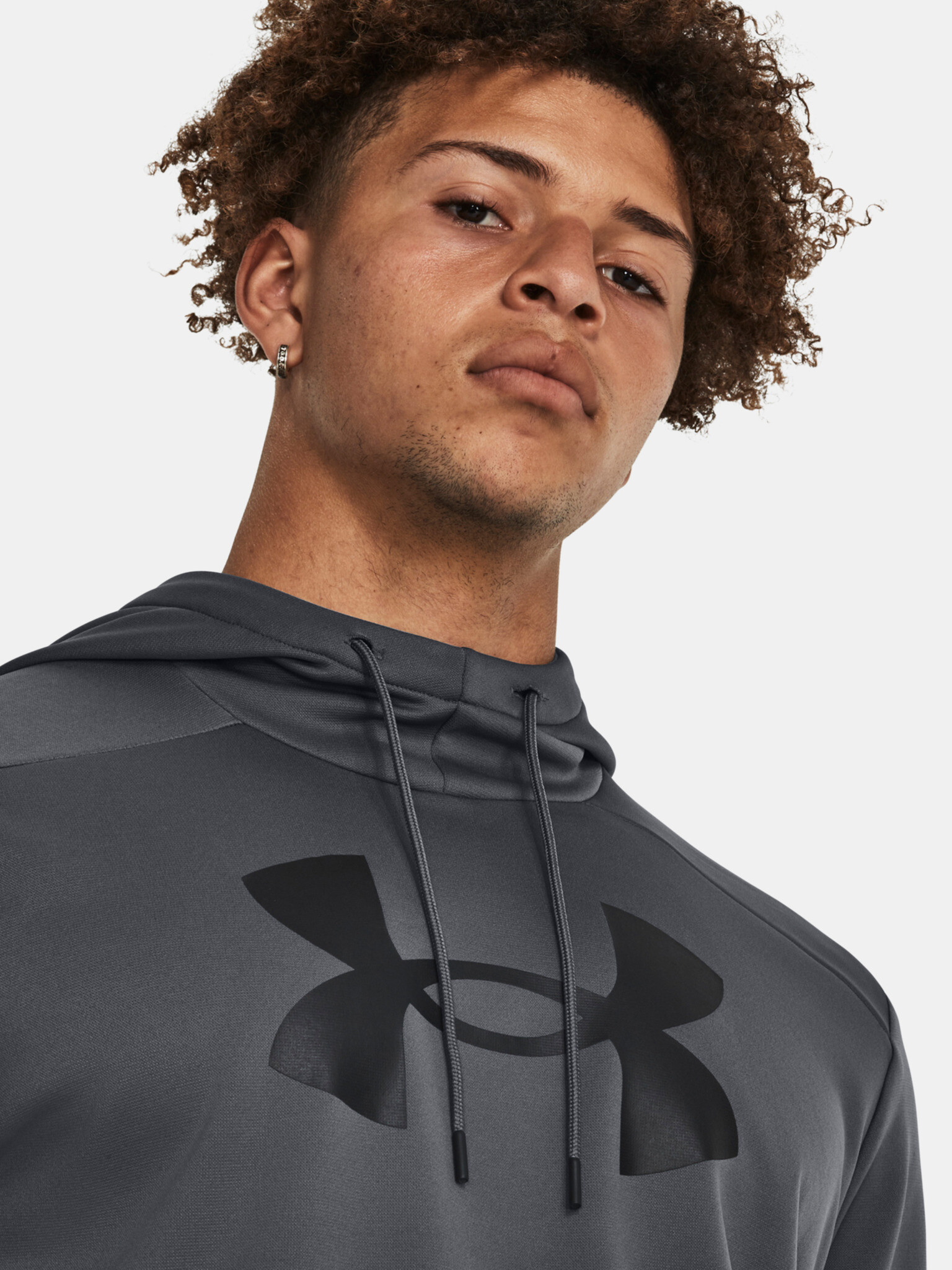 Under Armour UA Armour Fleece Big Logo HD Mikina Šedá - Pepit.cz