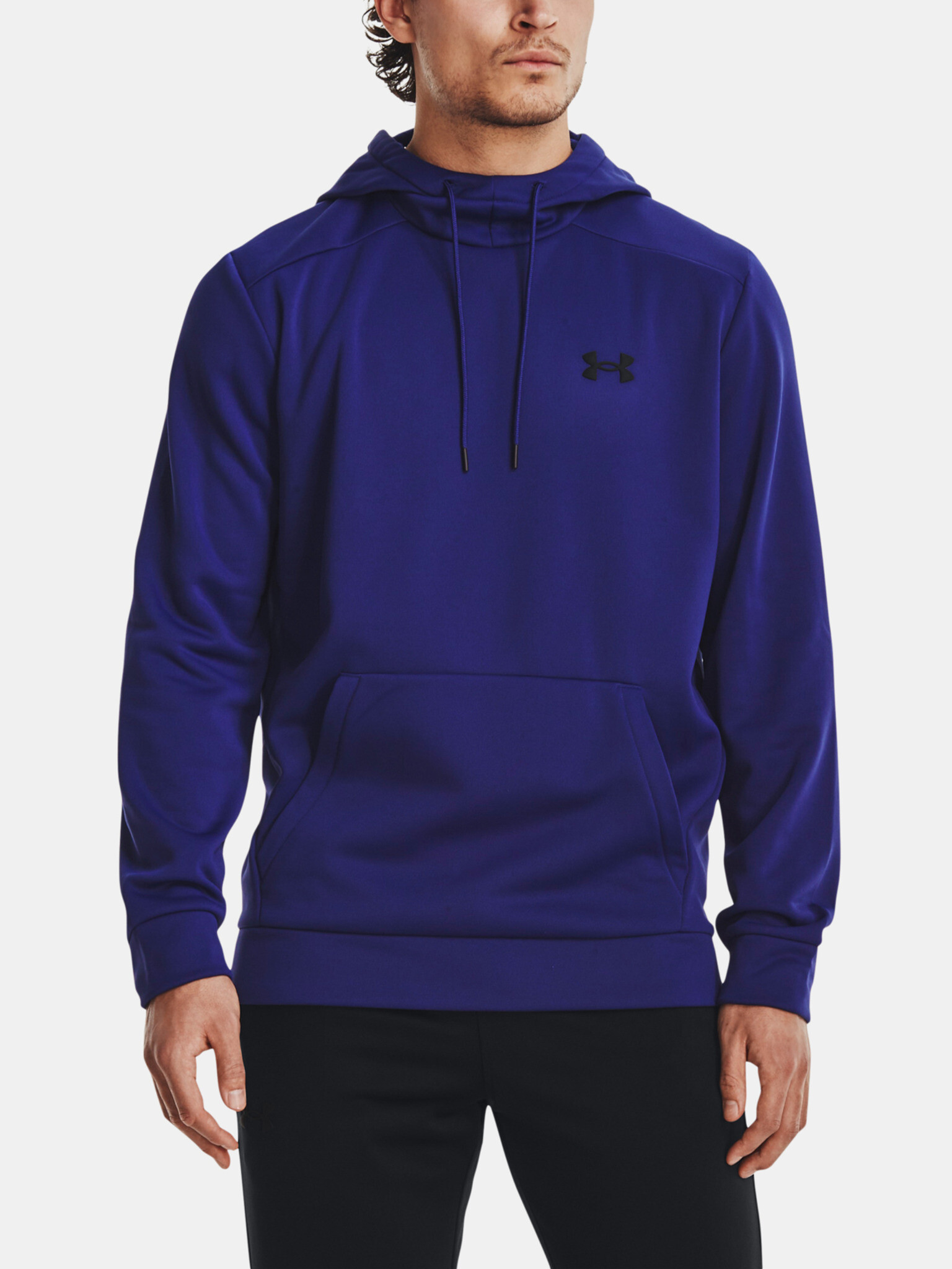 Under Armour UA Armour Fleece Hoodie-BLU Mikina Modrá - Pepit.cz