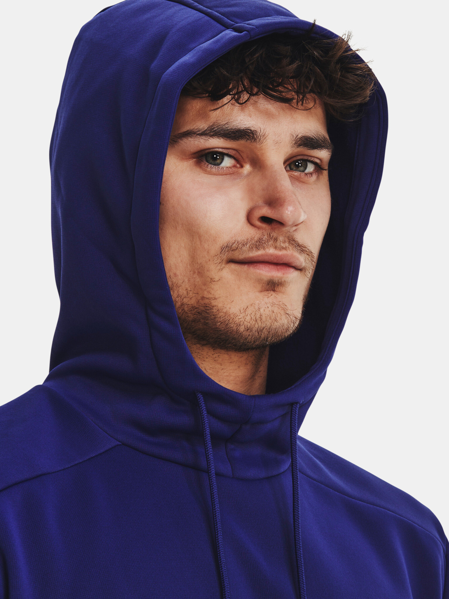 Under Armour UA Armour Fleece Hoodie-BLU Mikina Modrá - Pepit.cz