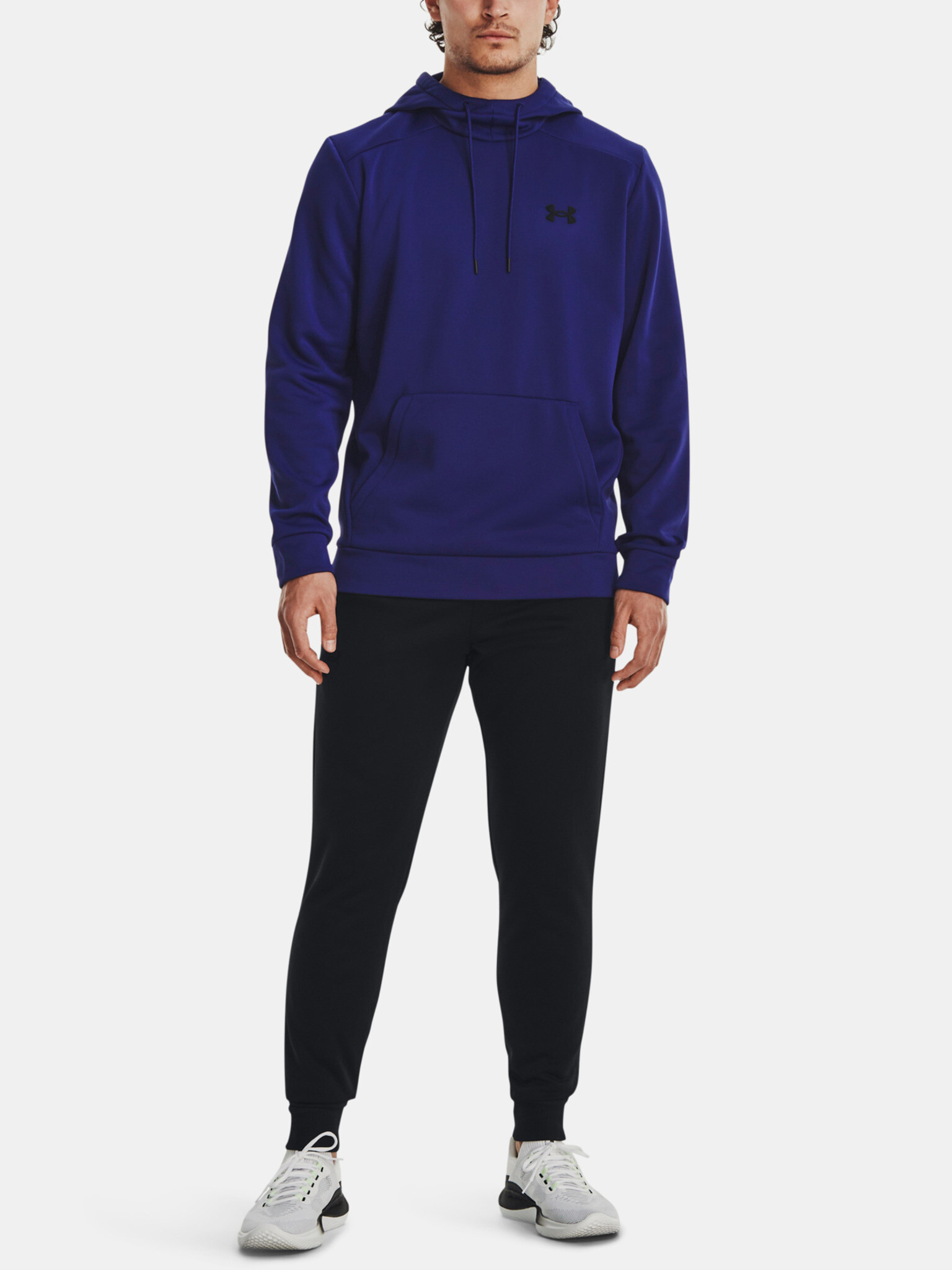 Under Armour UA Armour Fleece Hoodie-BLU Mikina Modrá - Pepit.cz