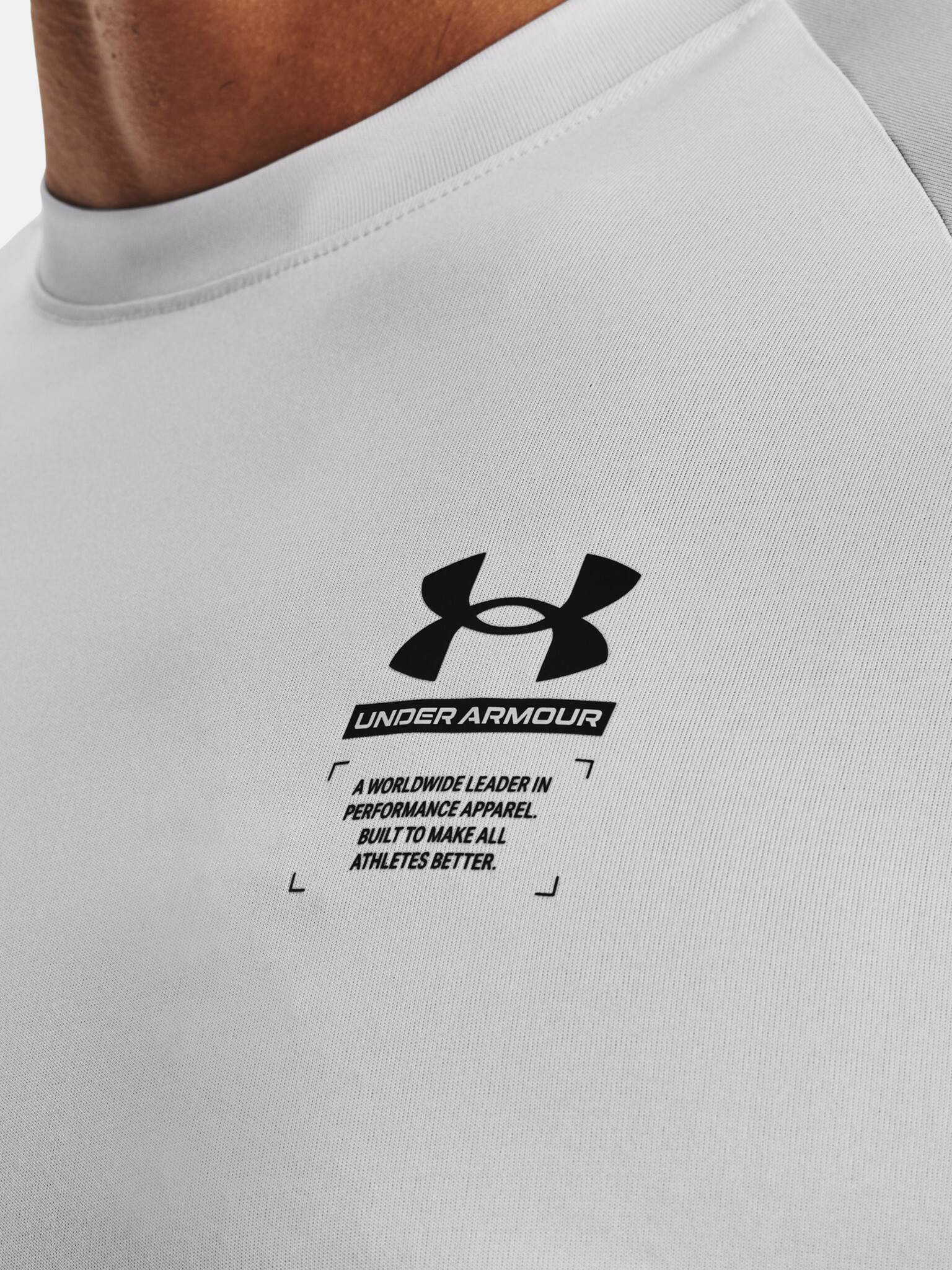 Under Armour UA Armourprint LS Triko Šedá - Pepit.cz