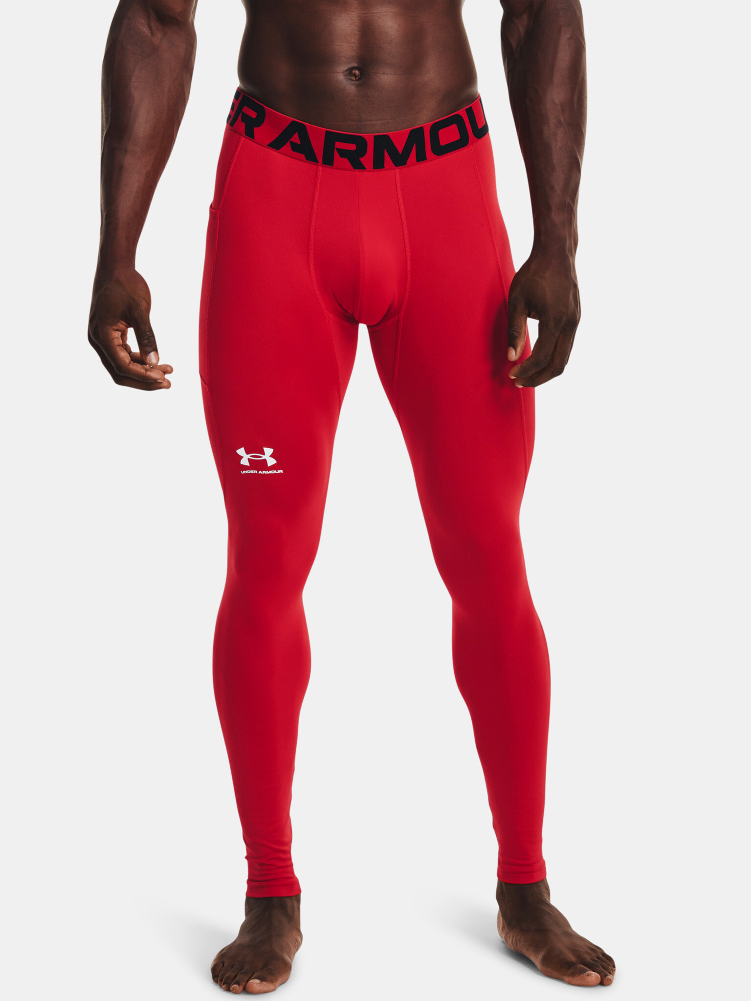 Under Armour UA CG Armour Legíny Červená - Pepit.cz