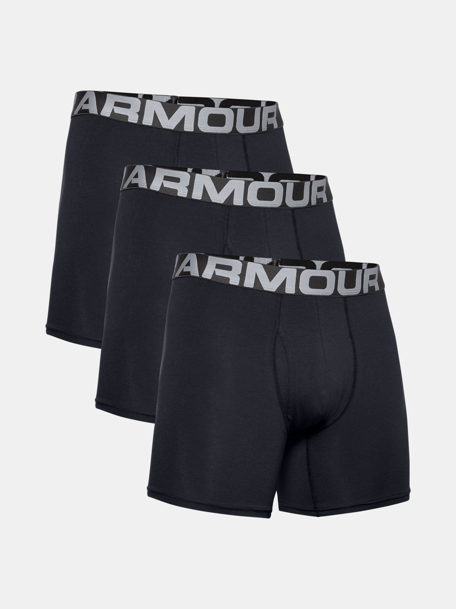 Under Armour UA Charged Cotton 6in Boxerky 3 ks Černá - Pepit.cz