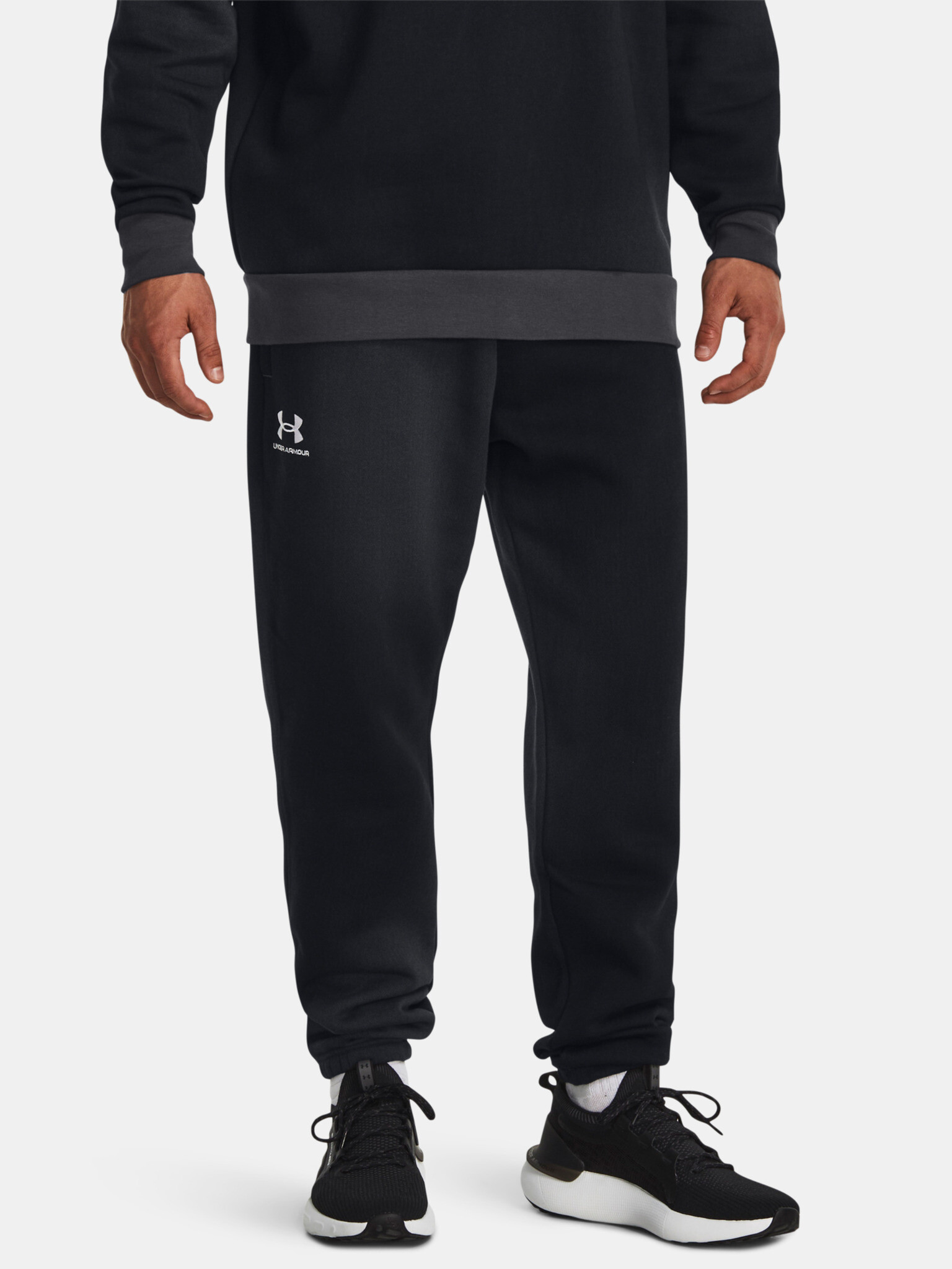 Under Armour UA Essential Flc Novelty Tepláky Černá - Pepit.cz