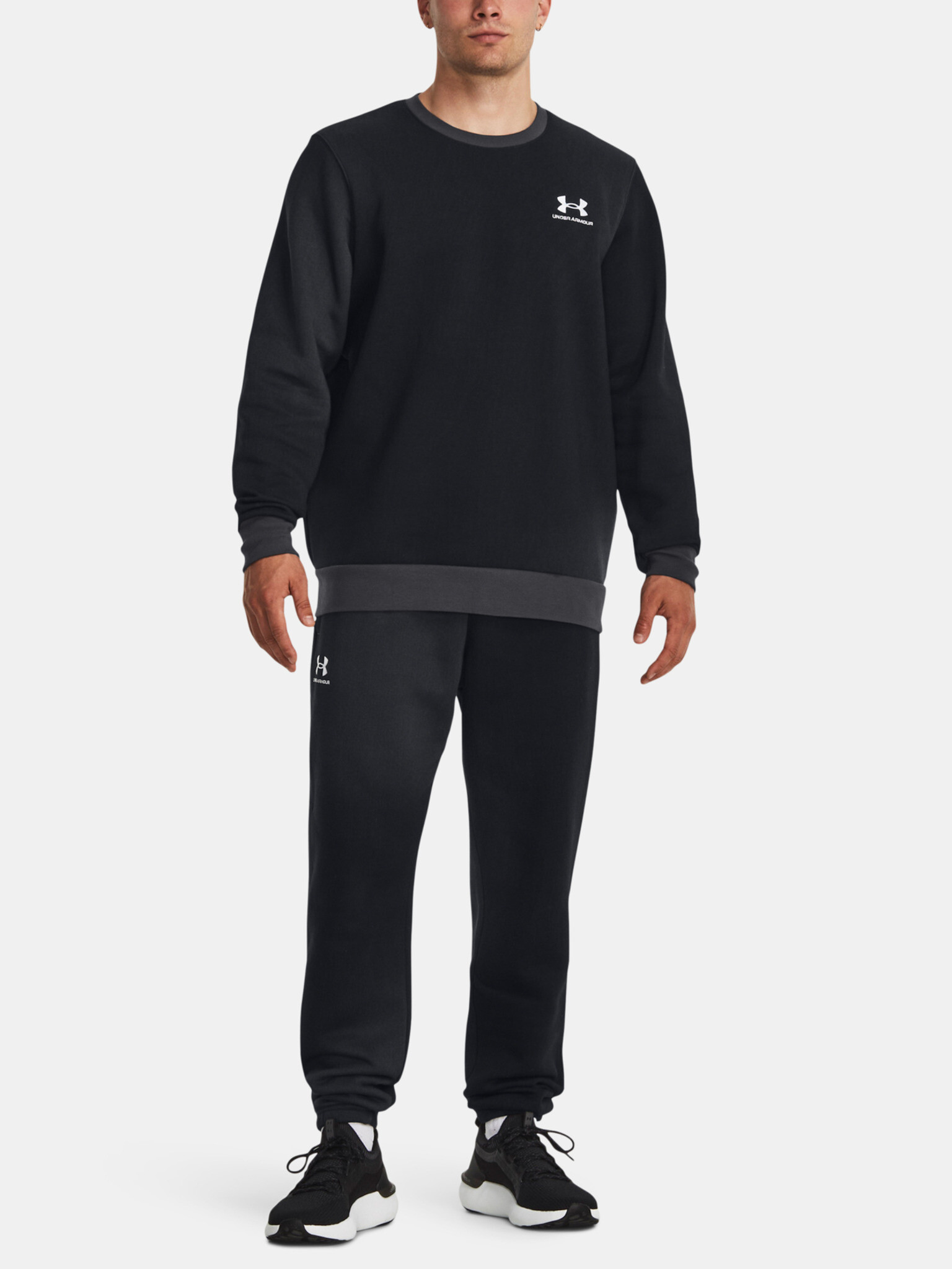 Under Armour UA Essential Flc Novelty Tepláky Černá - Pepit.cz