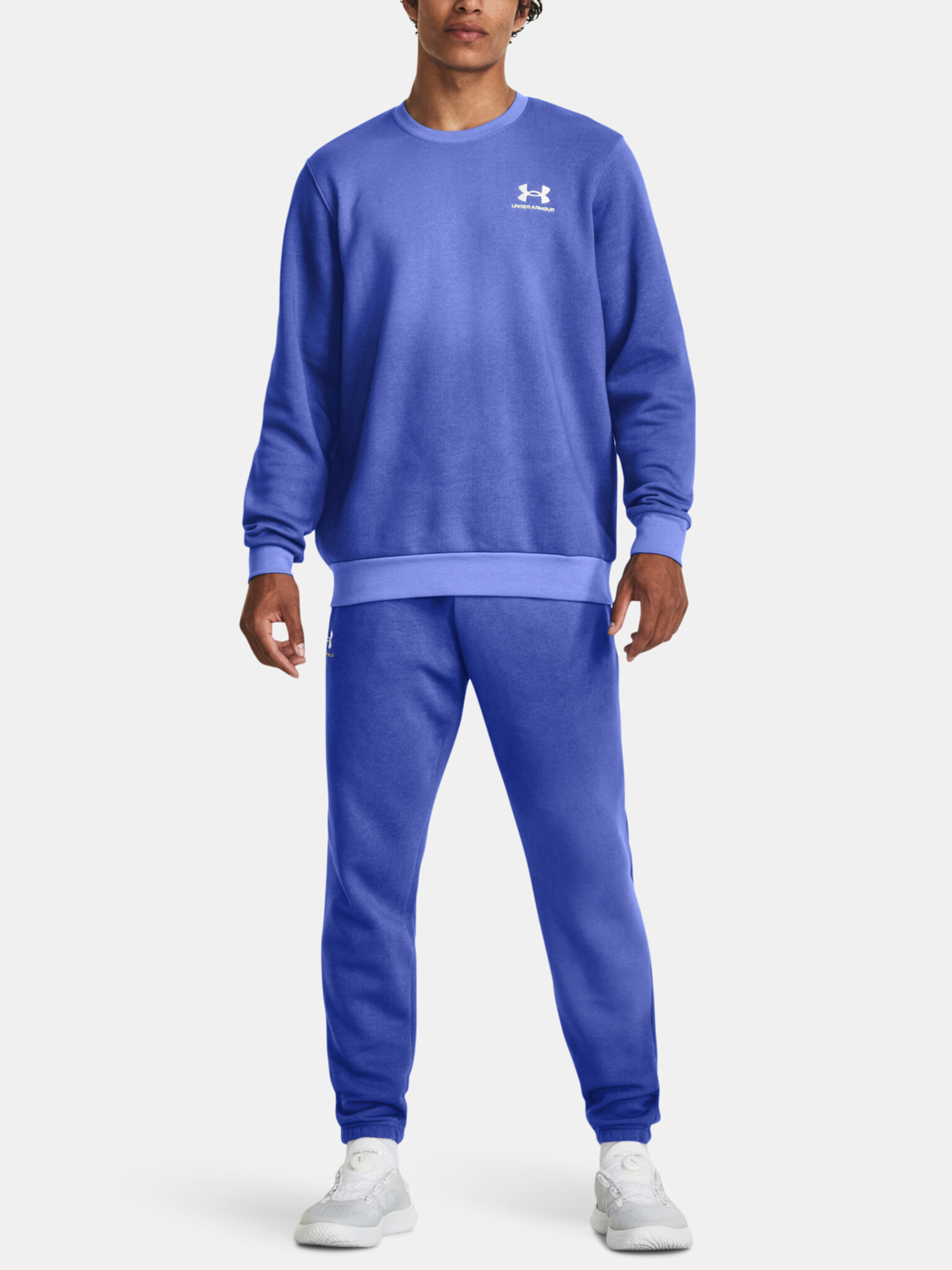 Under Armour UA Essential Flc Novelty Tepláky Modrá - Pepit.cz