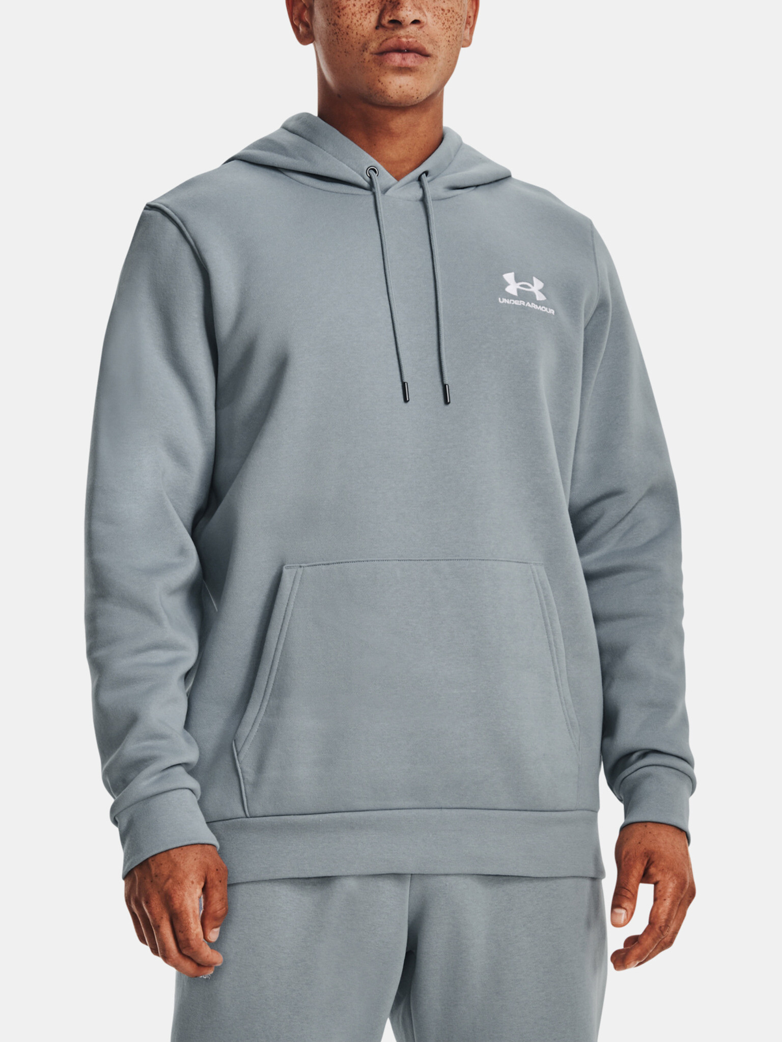 Under Armour UA Essential Fleece Hoodie Mikina Modrá - Pepit.cz